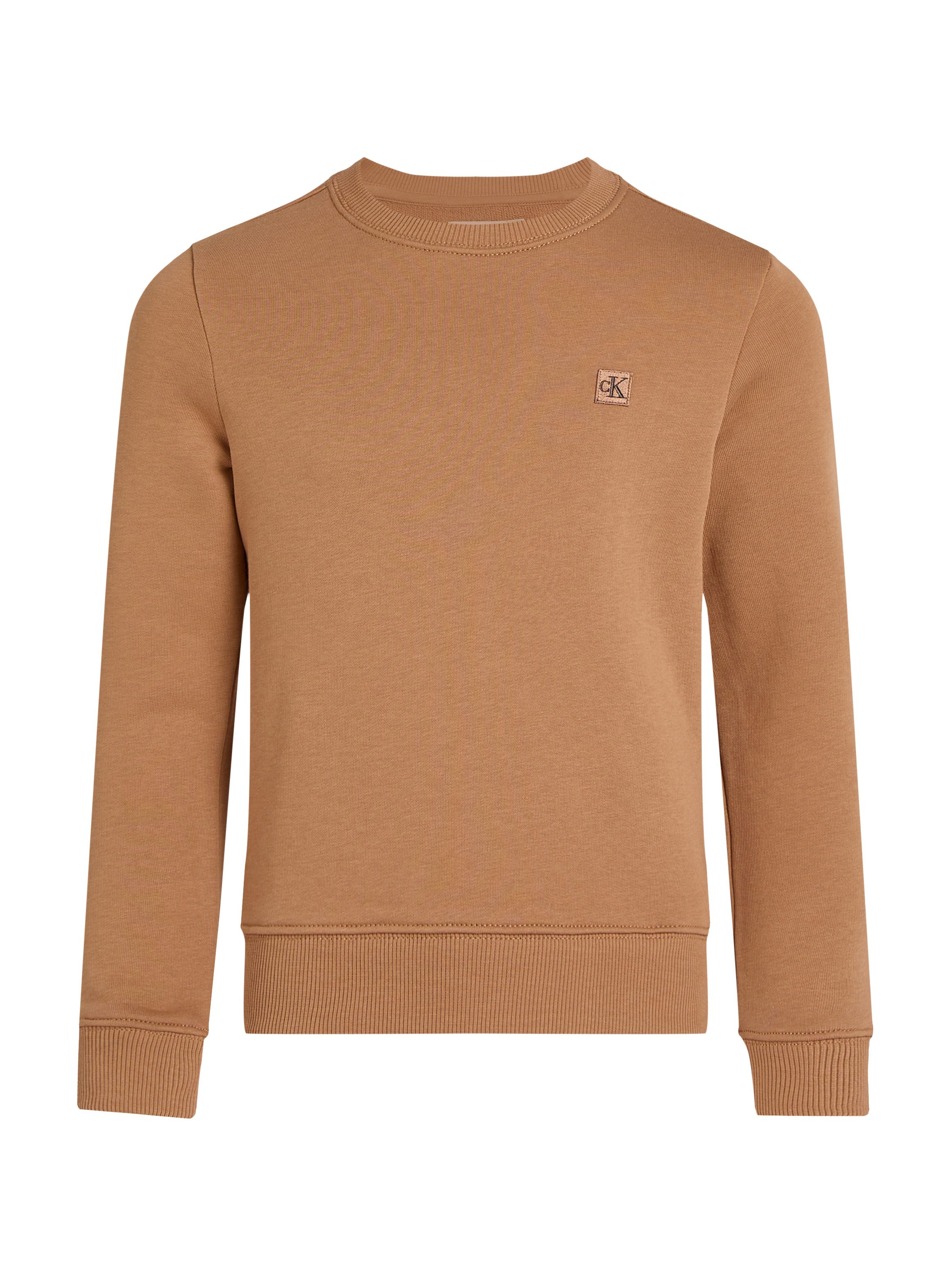Calvin Klein Sweatshirt MONO MINI BADGE REG CN voor kinderen tot 16 jaar met logo-opdruk