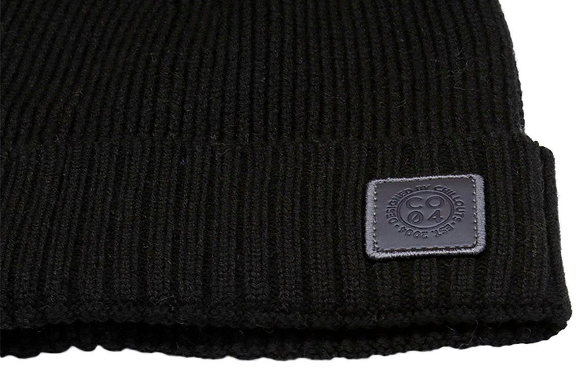 chillouts Gebreide muts Enes Hat met subtiele logo-patch