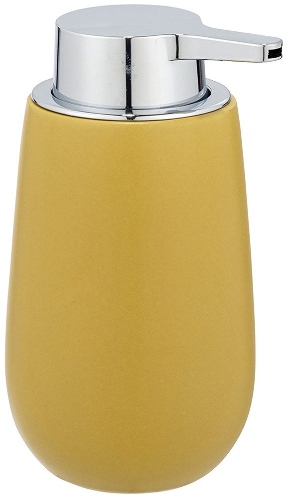 WENKO Zeepdispenser Modell Badi voor vloeibare zeep, van keramiek, mat, extra grote pomp,...