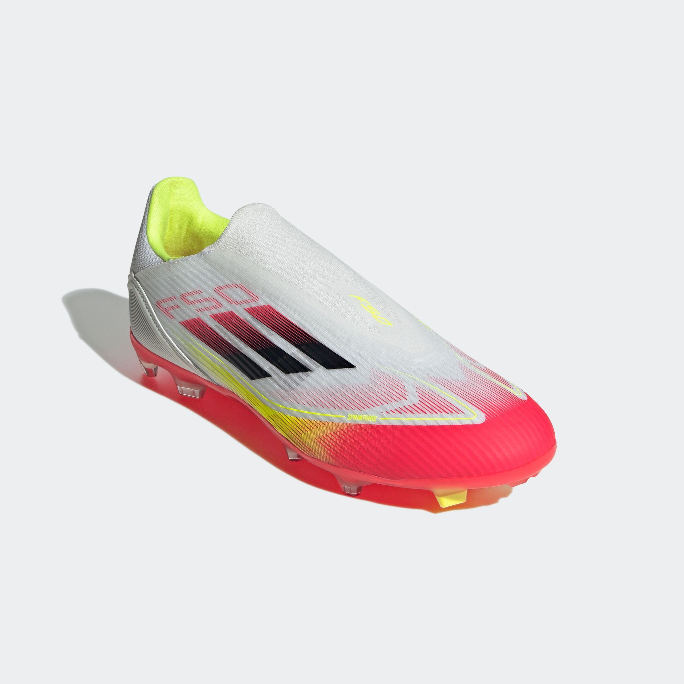 adidas Performance Voetbalschoenen F50 LEAGUE LACELESS FG/MG unisex zaalvoetbalschoenen maat 47 wit