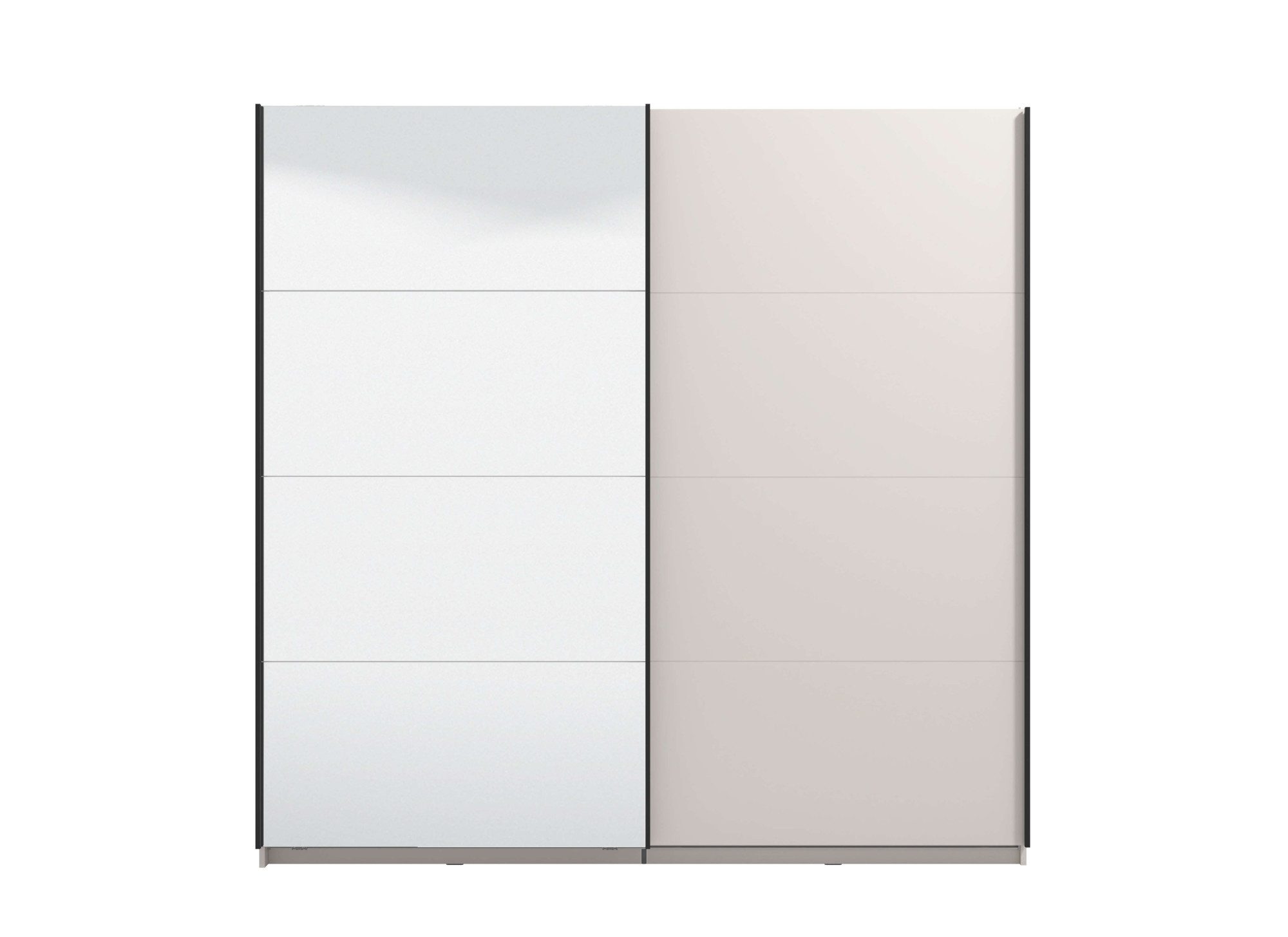 INOSIGN Schuifdeurkast Lucca, kledingkast met spiegel en glazen deur, FSC®-gecertificeerd