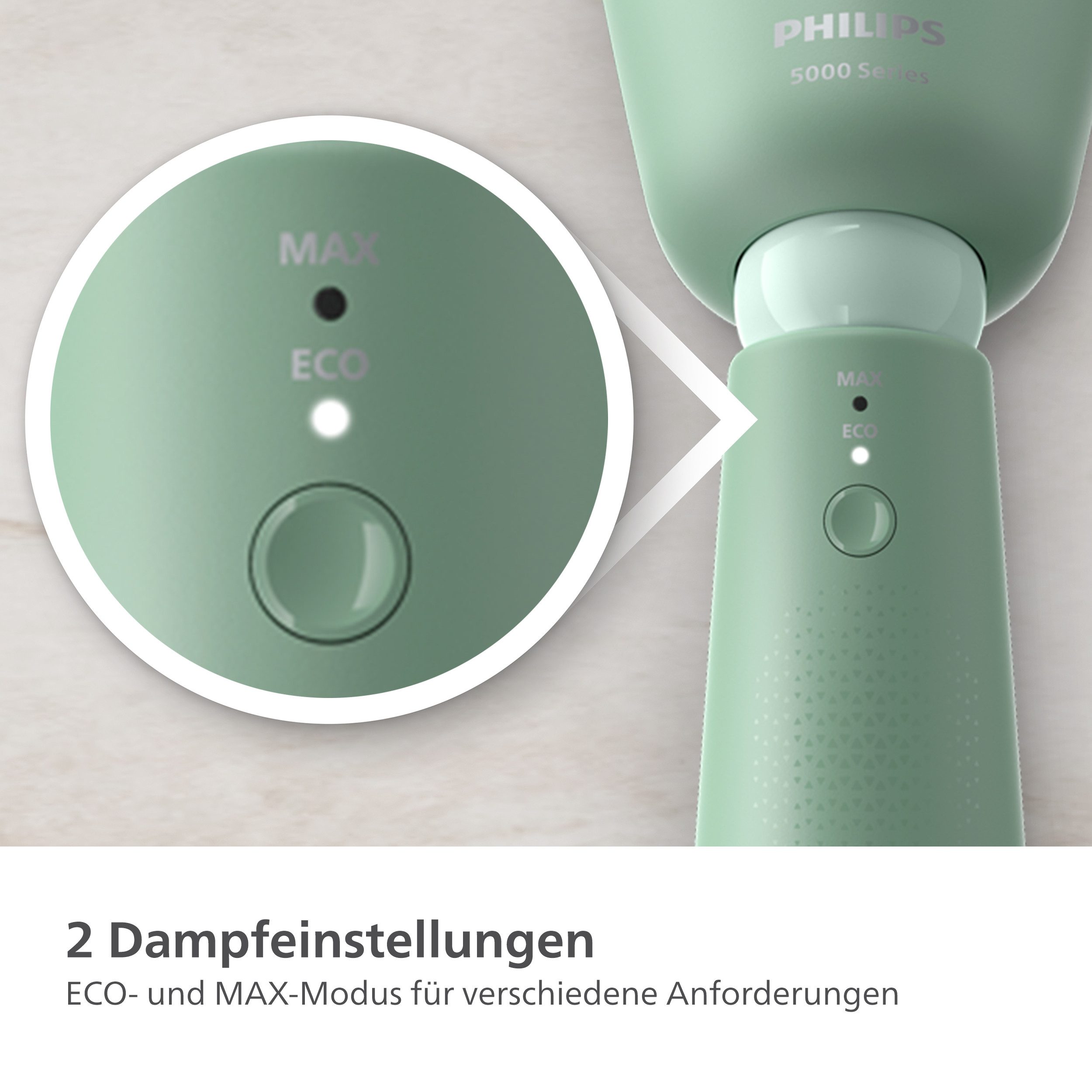 Philips Stoomborstel STH5010/70 "Styler", 120 ml abnehmbarer Wassertank