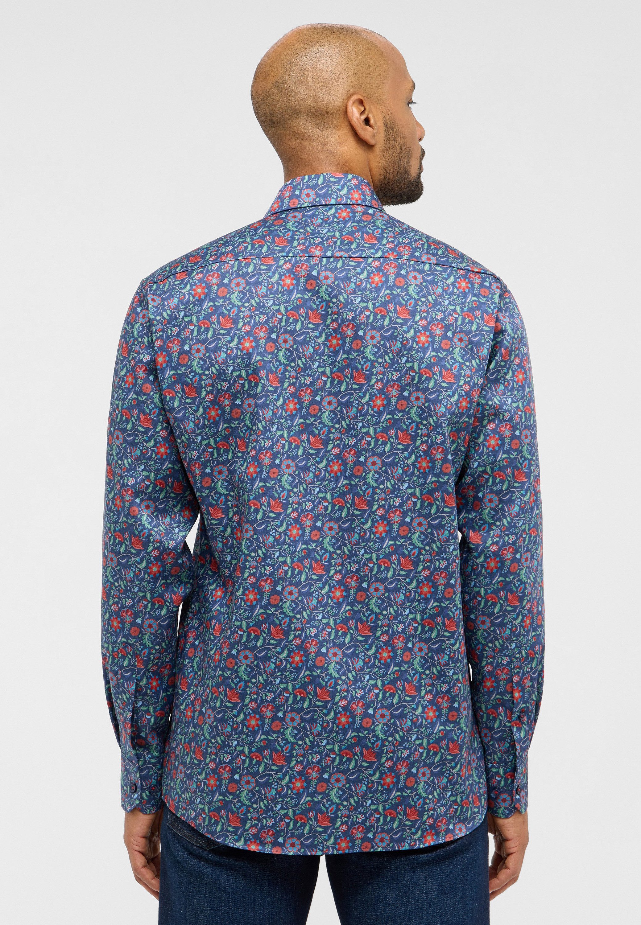 Eterna Overhemd met lange mouwen MODERN FIT NON IRON (strijkvrij)