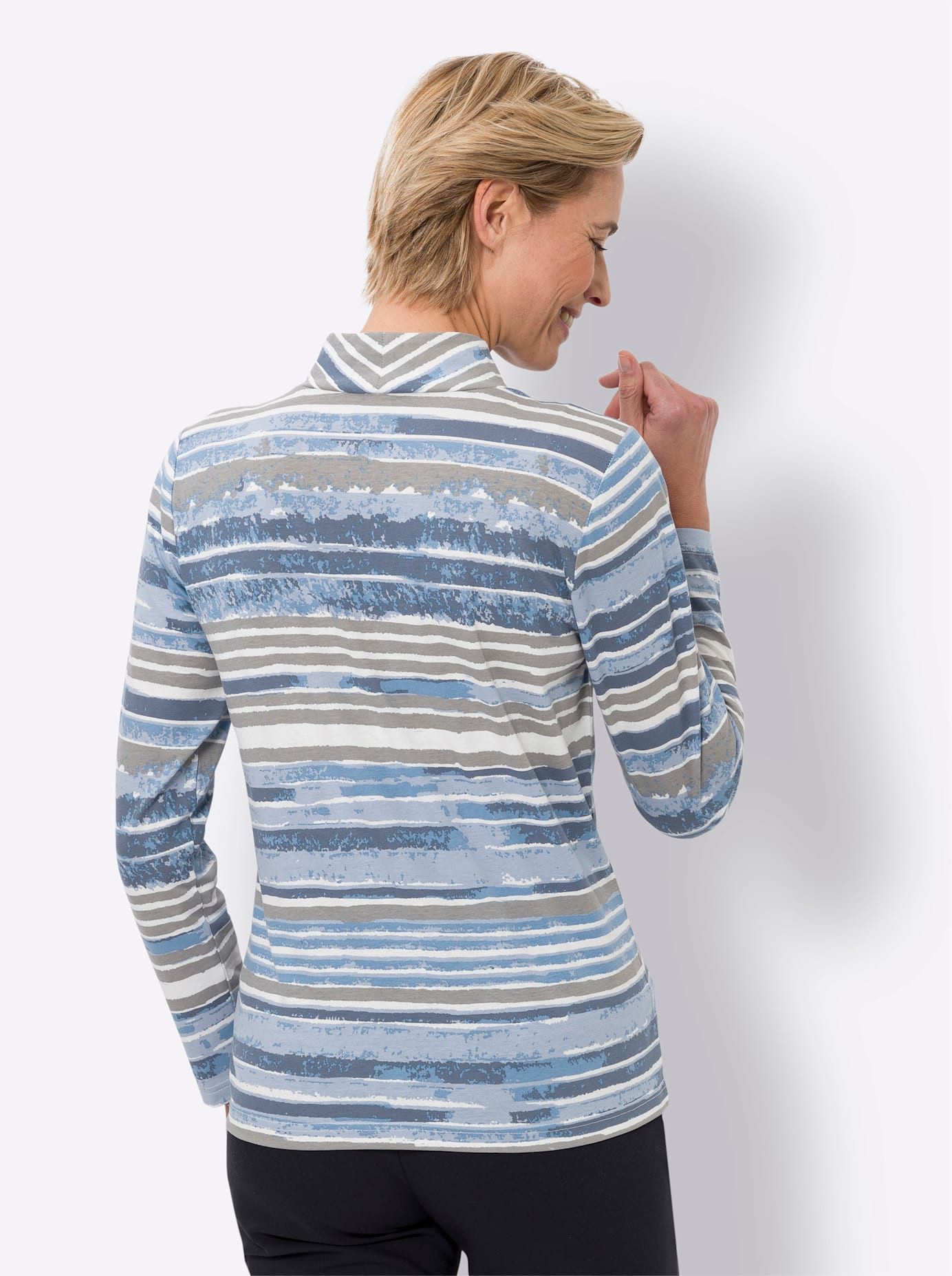Classic Basics Shirt met staande kraag Shirt met opstaand kraagje (1-delig)