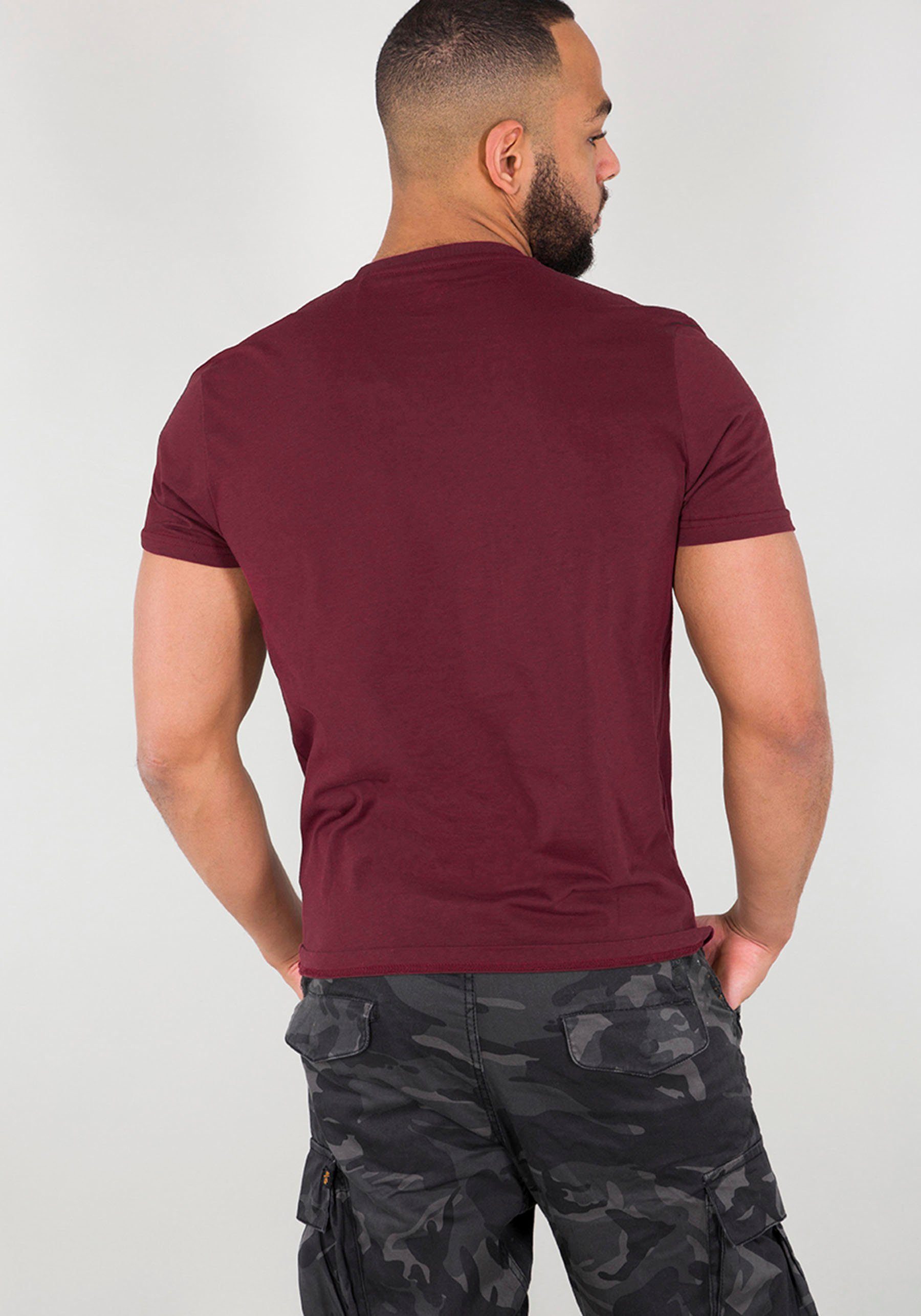 Alpha Industries Shirt met ronde hals BASIC T SMALL LOGO