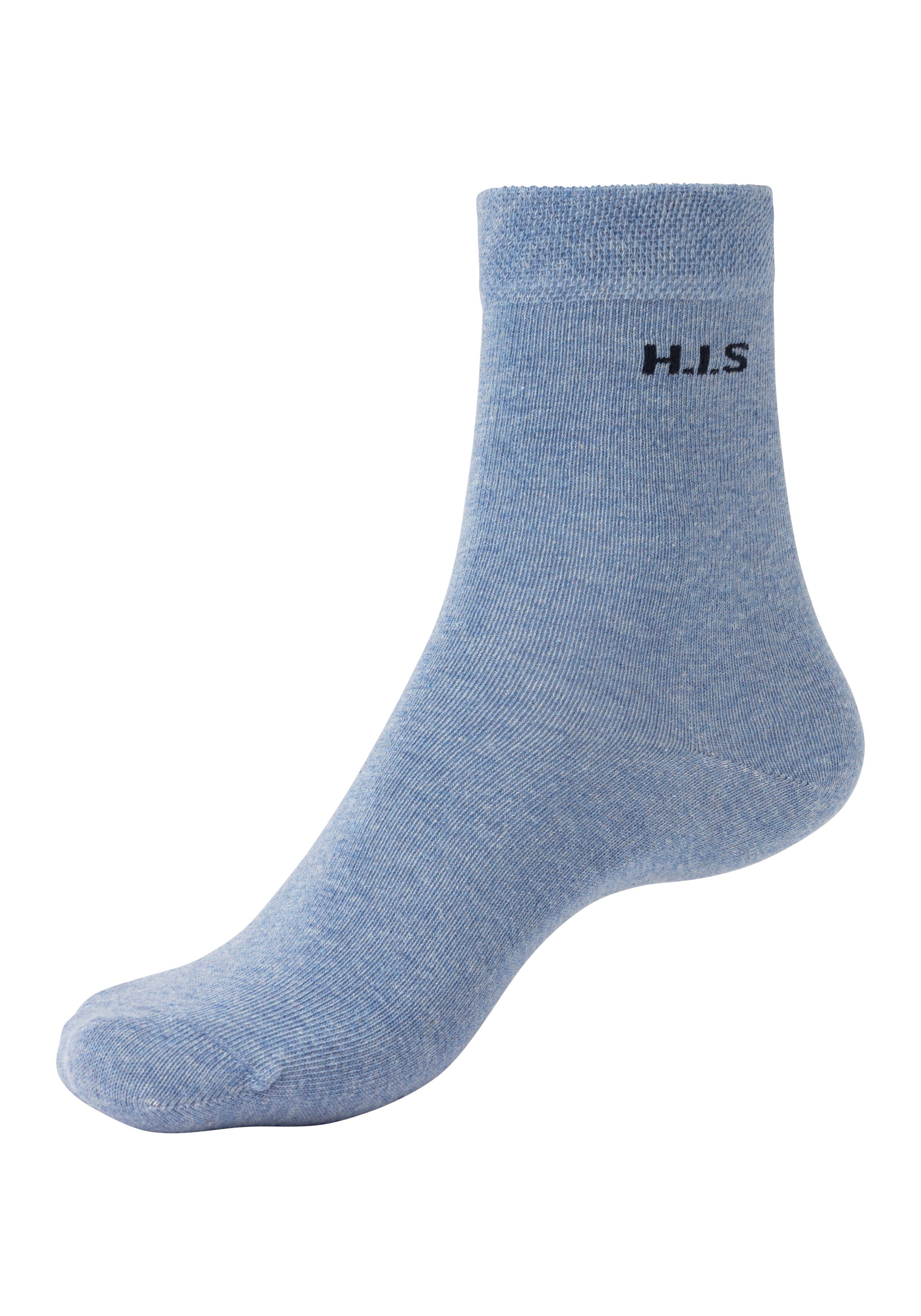 H.I.S Sokken zonder snijdende boord (set, 4 paar)