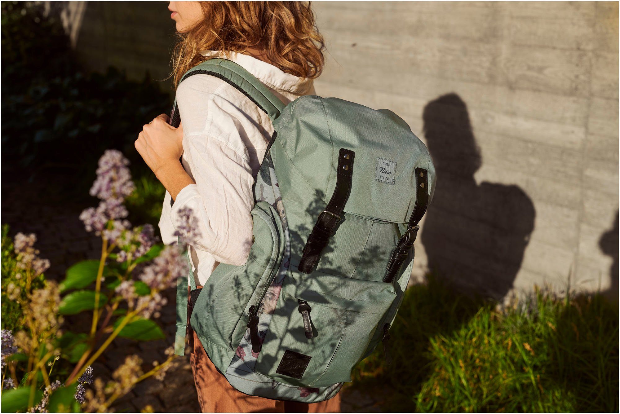 NITRO Vrijetijdsrugzak Daypacker met laptopvak, schoolrugzak, wandelaarsrugzak of streetpack