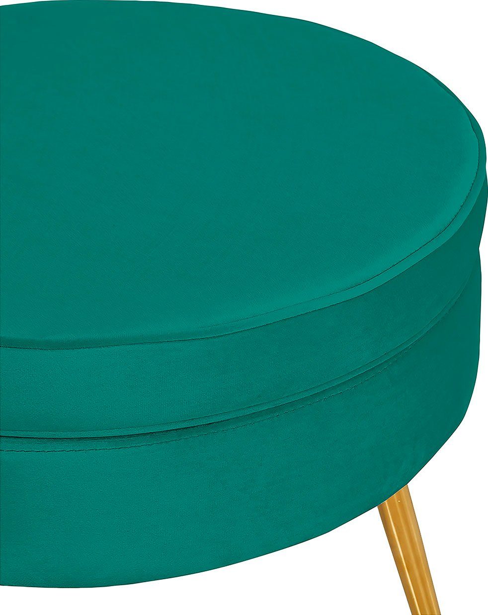 SalesFever Hocker Clam met hoog zitkussen