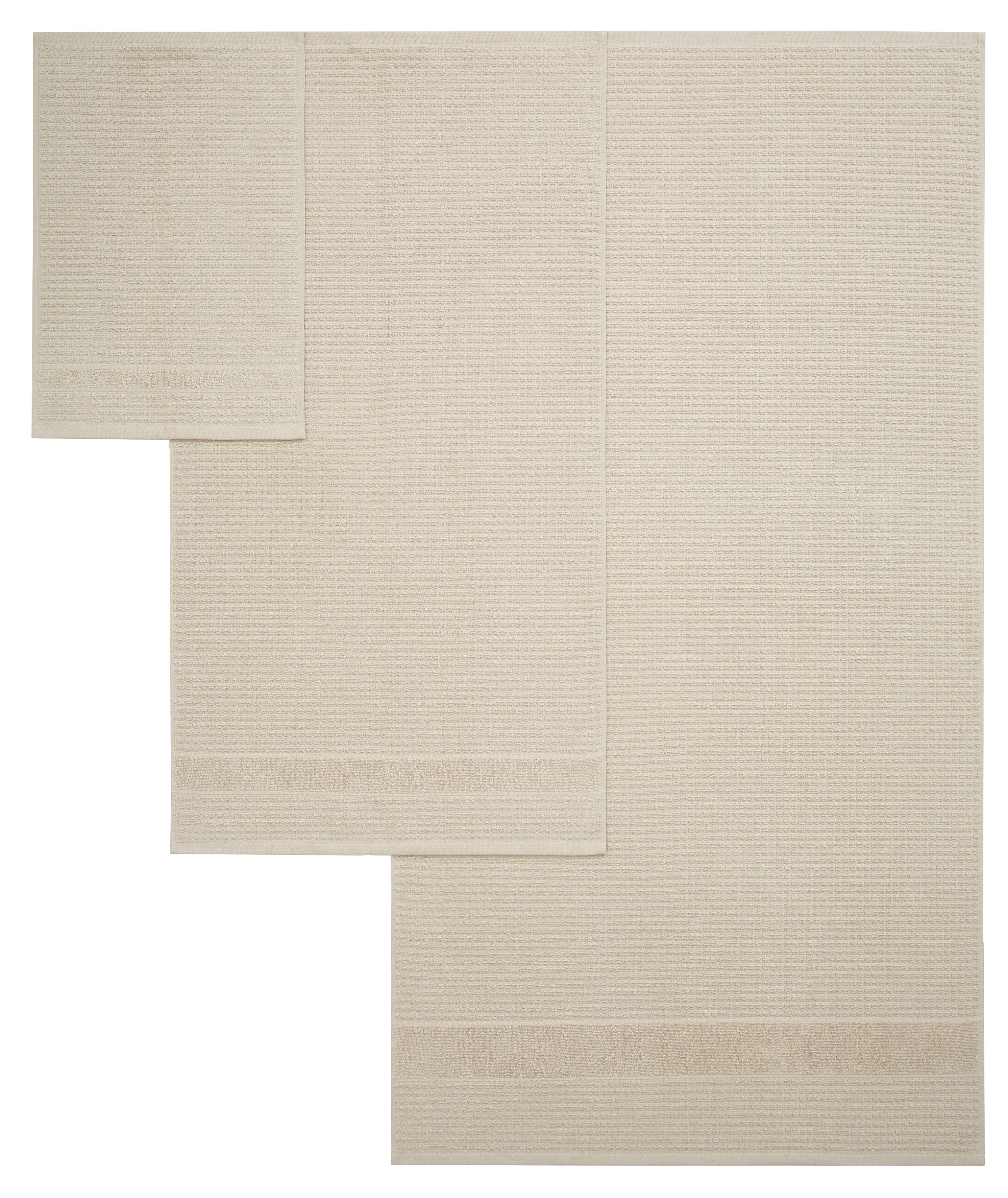KangaROOS Handdoekenset Zomer, douchehanddoek, handdoek, gastendoeken (set, 5-delig)