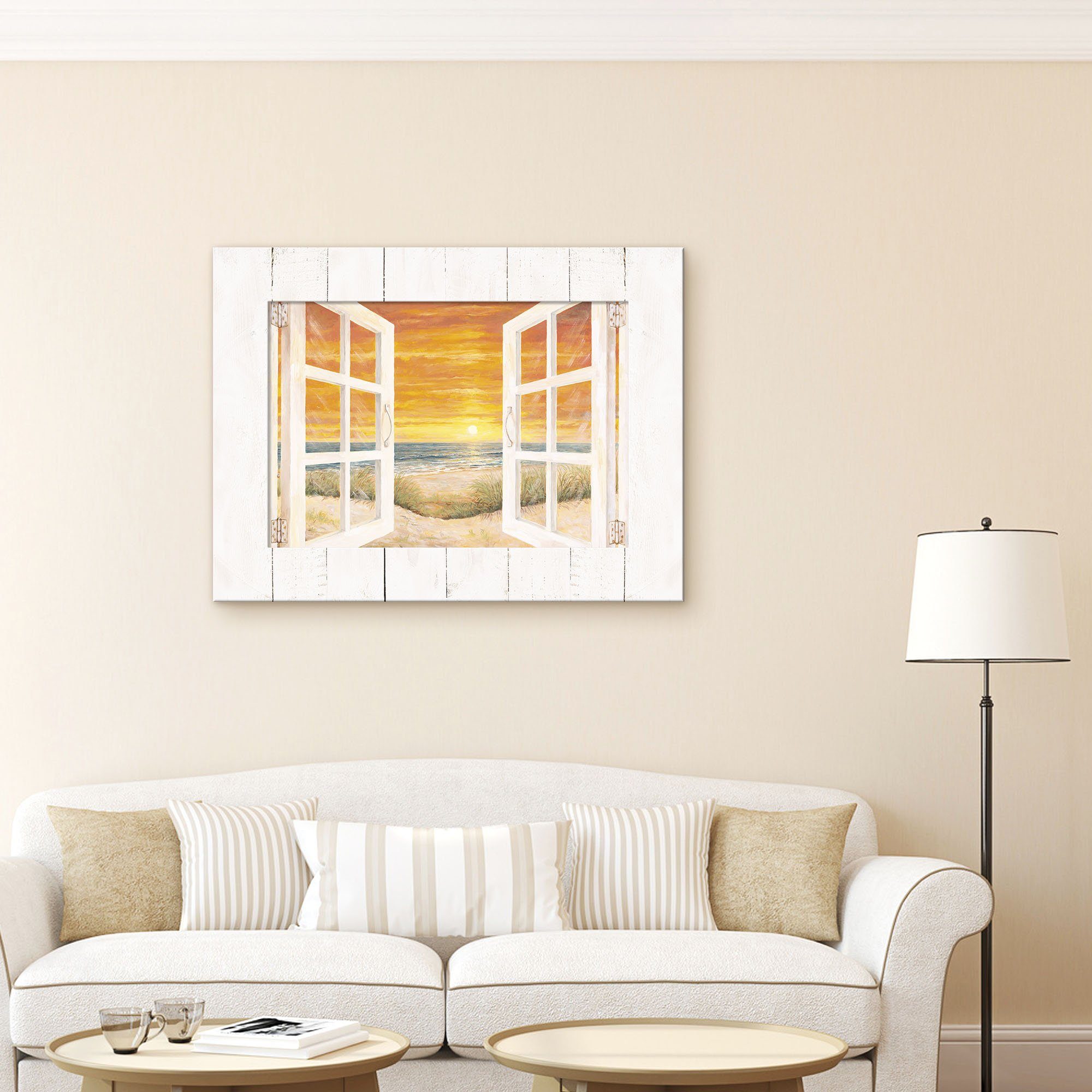 Artland Artprint Raam op zee