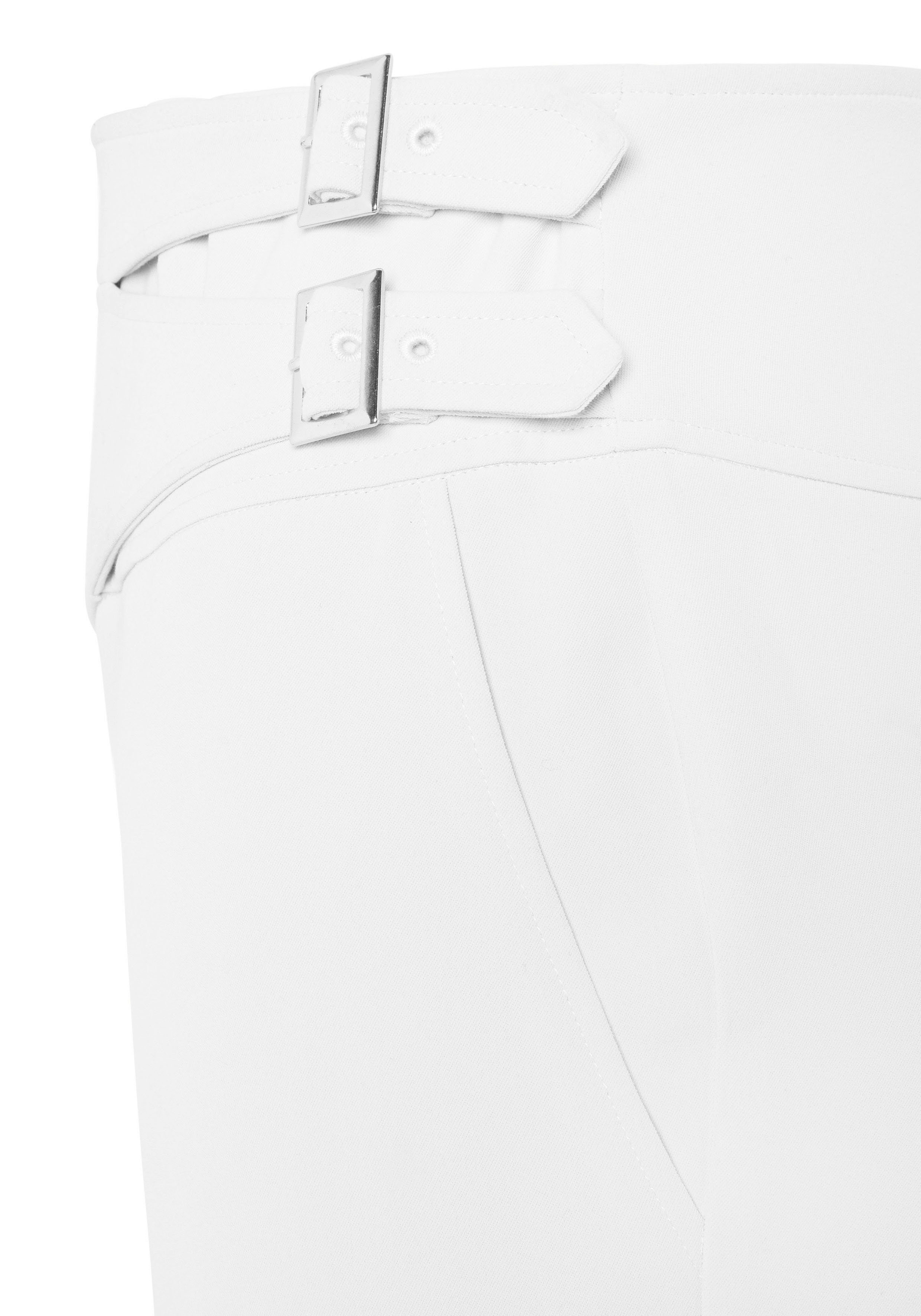 Lascana 7 8-broek met siergespen in de tailleband