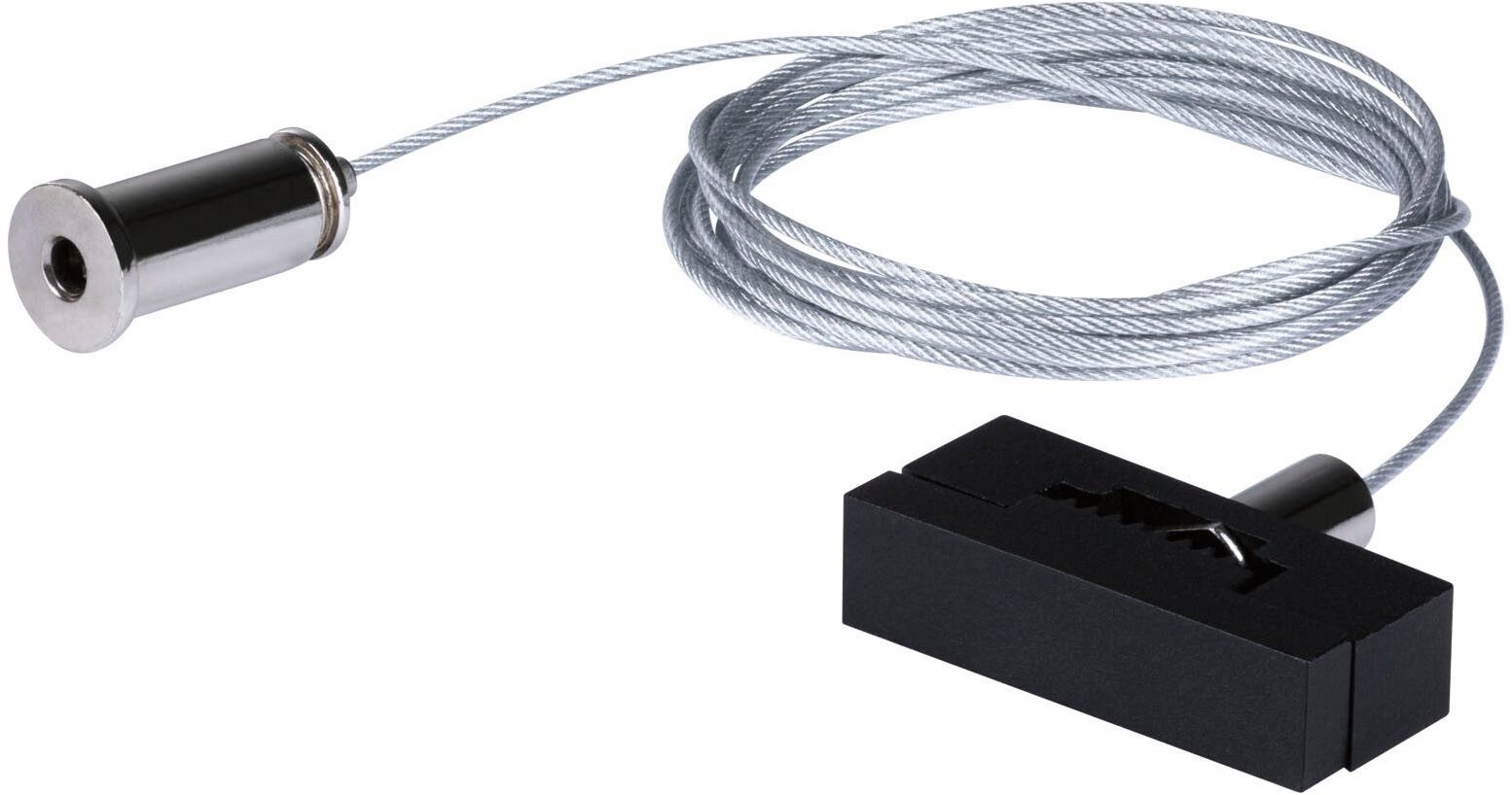 Paulmann Hanglamp ULine accessoires riem ophang 45x15mm zwart