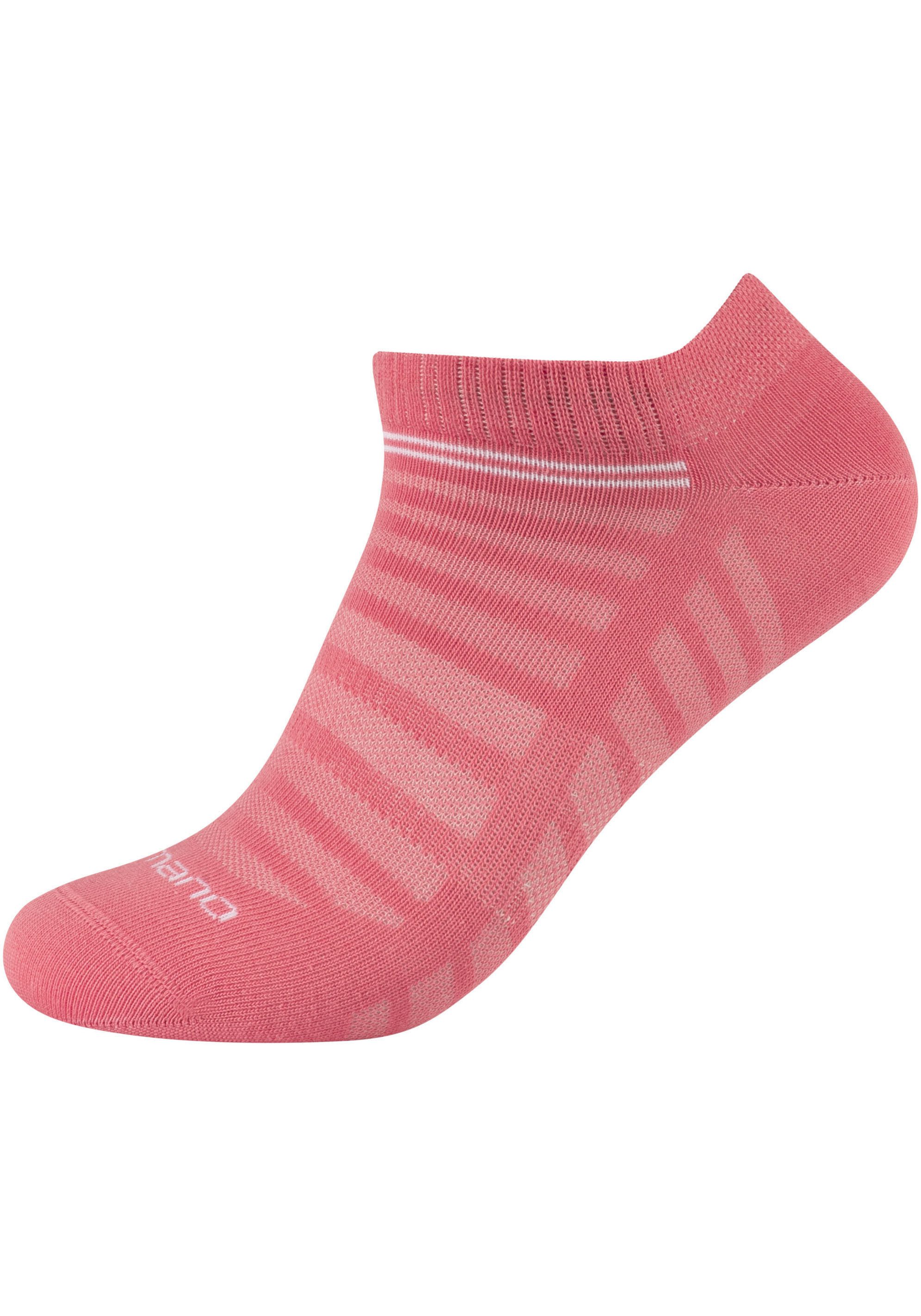 Camano Korte sokken Mesh ventilation met modieuze streepjespatronen (Set van 10)