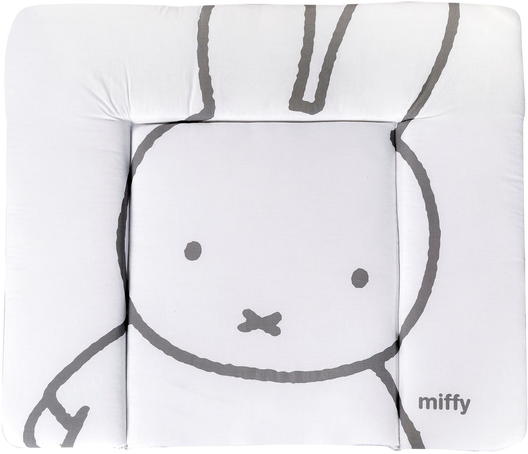 Roba® Aankleedkussen miffy® Hase, weiß & grau, 85 x 75 cm