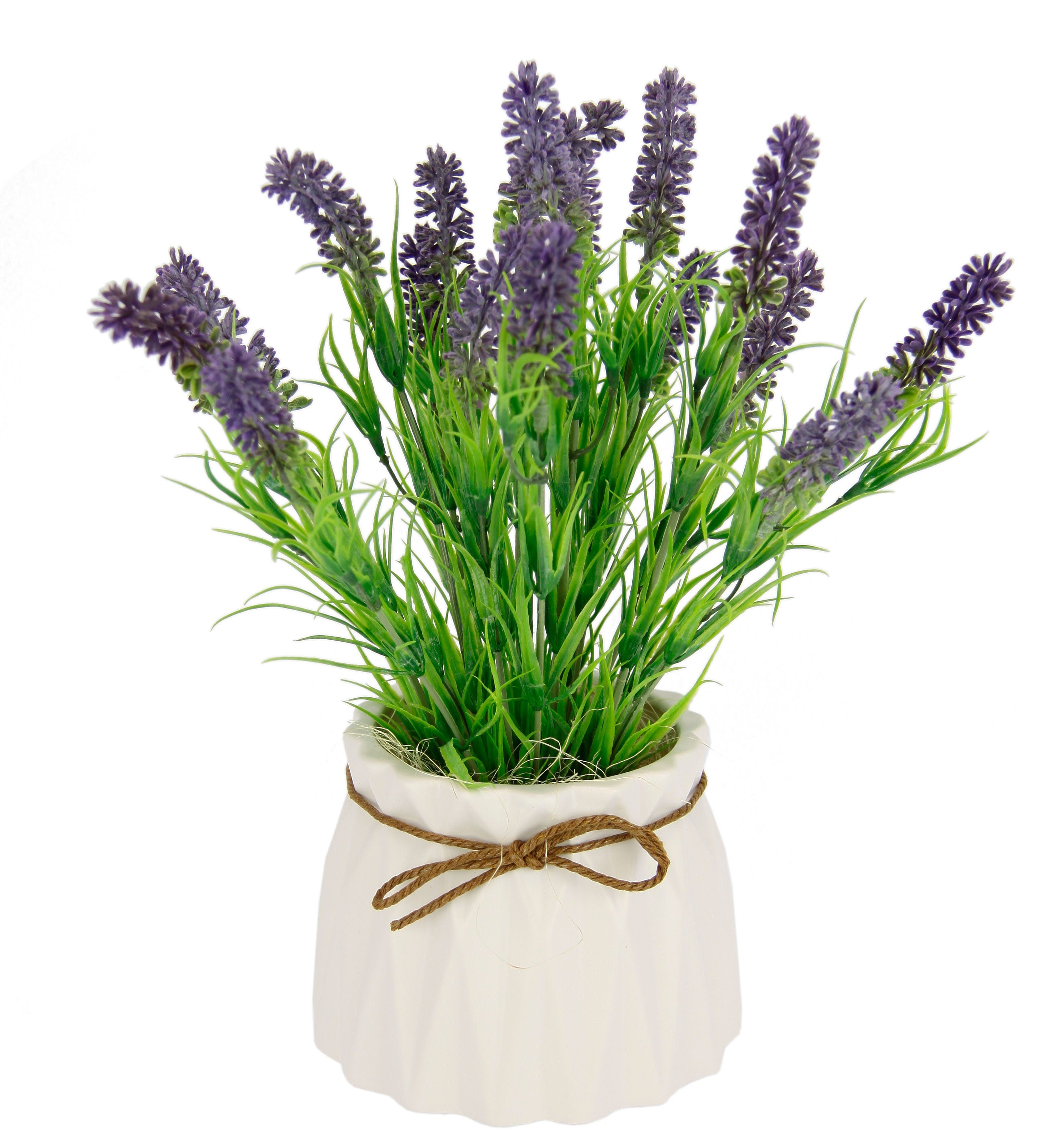 I.GE.A. Kunstplant Lavendel In een keramische pot