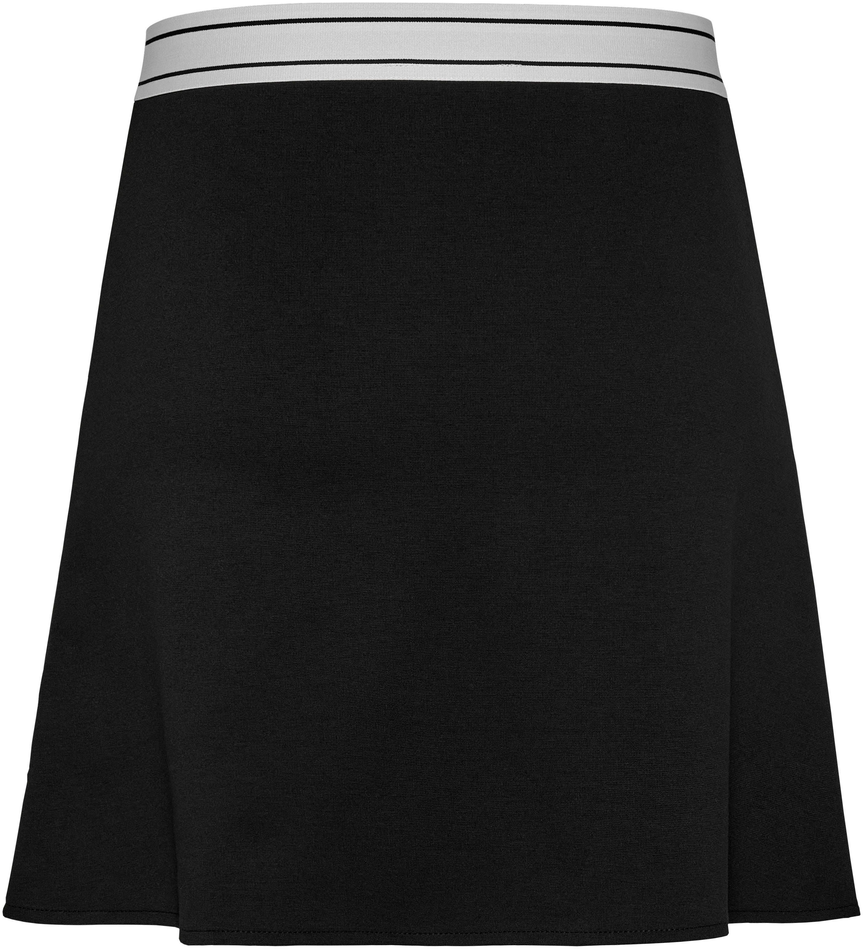 TOMMY JEANS Jerseyrok TJW LOGO TAPING MINI SKIRT Webrok met Tommy Jeans logo-elastiektape