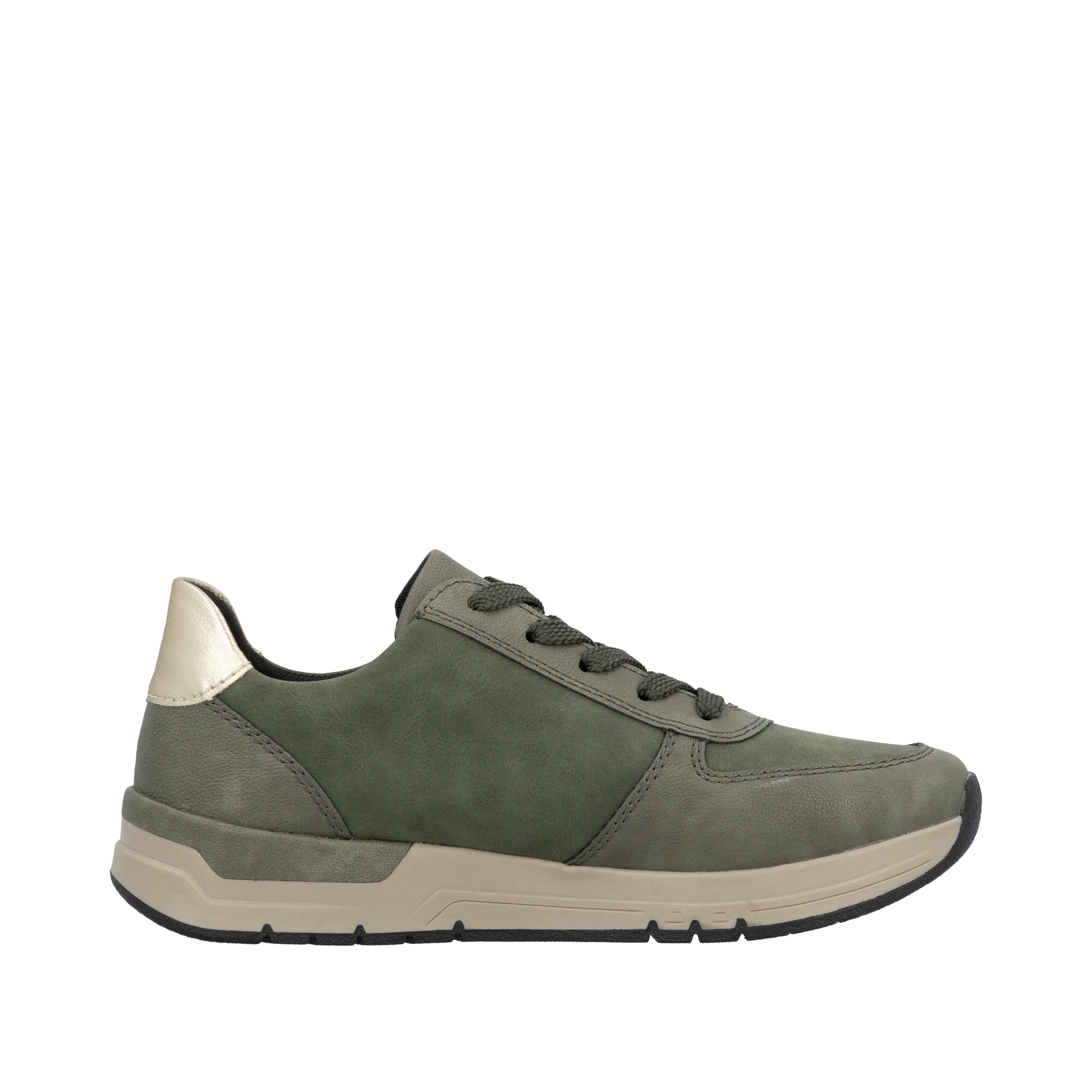 Rieker Sneakers , vrijetijdsschoen, veterschoen, halfschoen met modieuze accenten