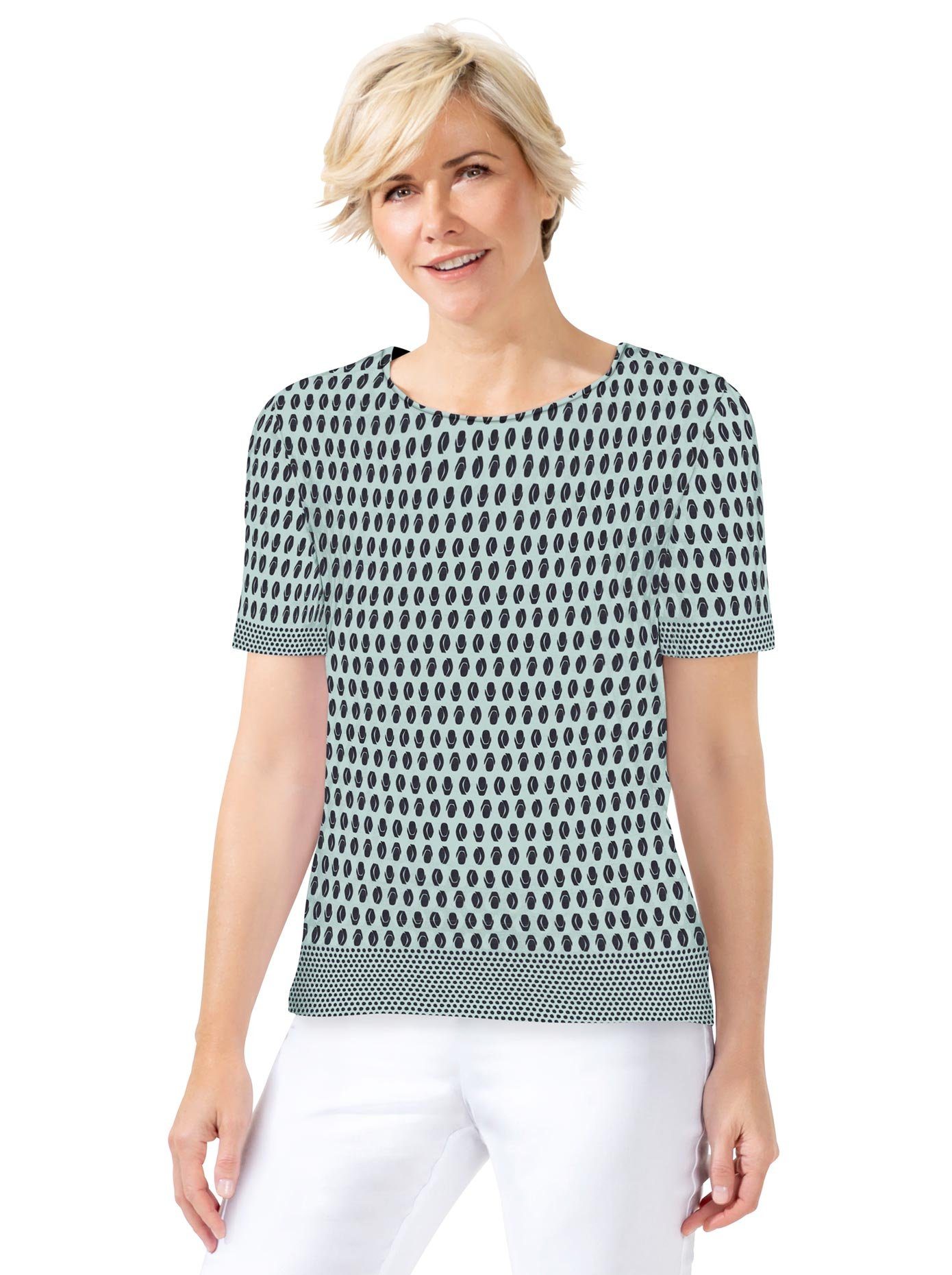 Classic Shirt met ronde hals Shirt (1-delig)
