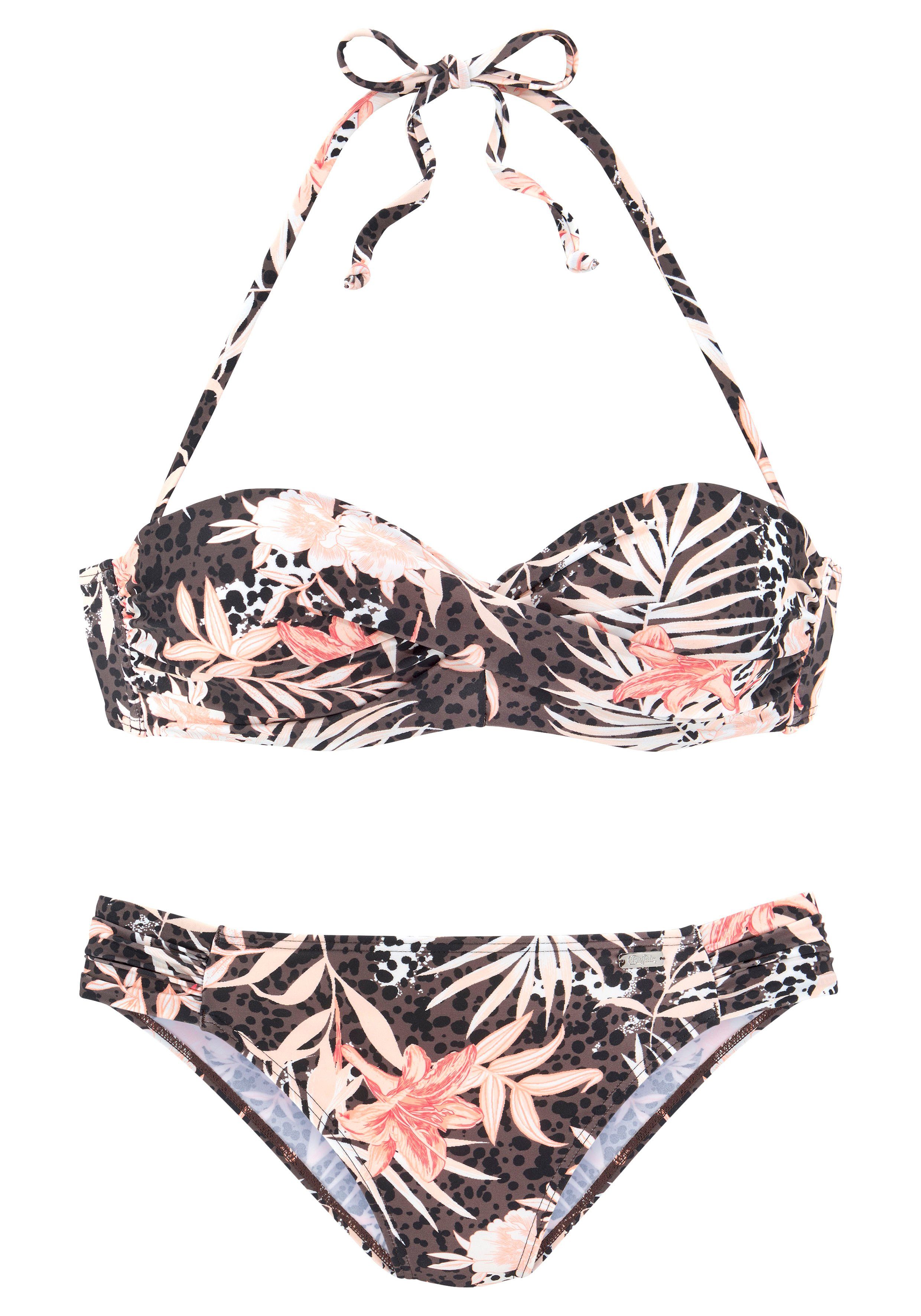 Buffalo Beugelbikini in bandeaumodel in de patroonmix