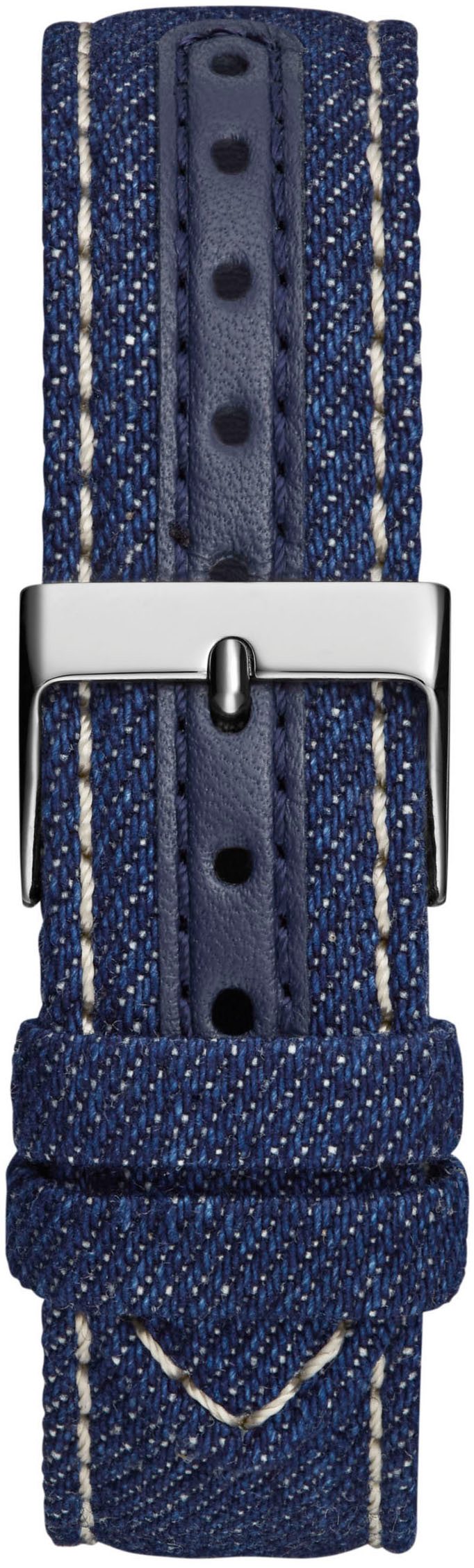 Guess Kwartshorloge G STITCH Horloge, dameshorloge, siliconen band, mineraalglas, analoog