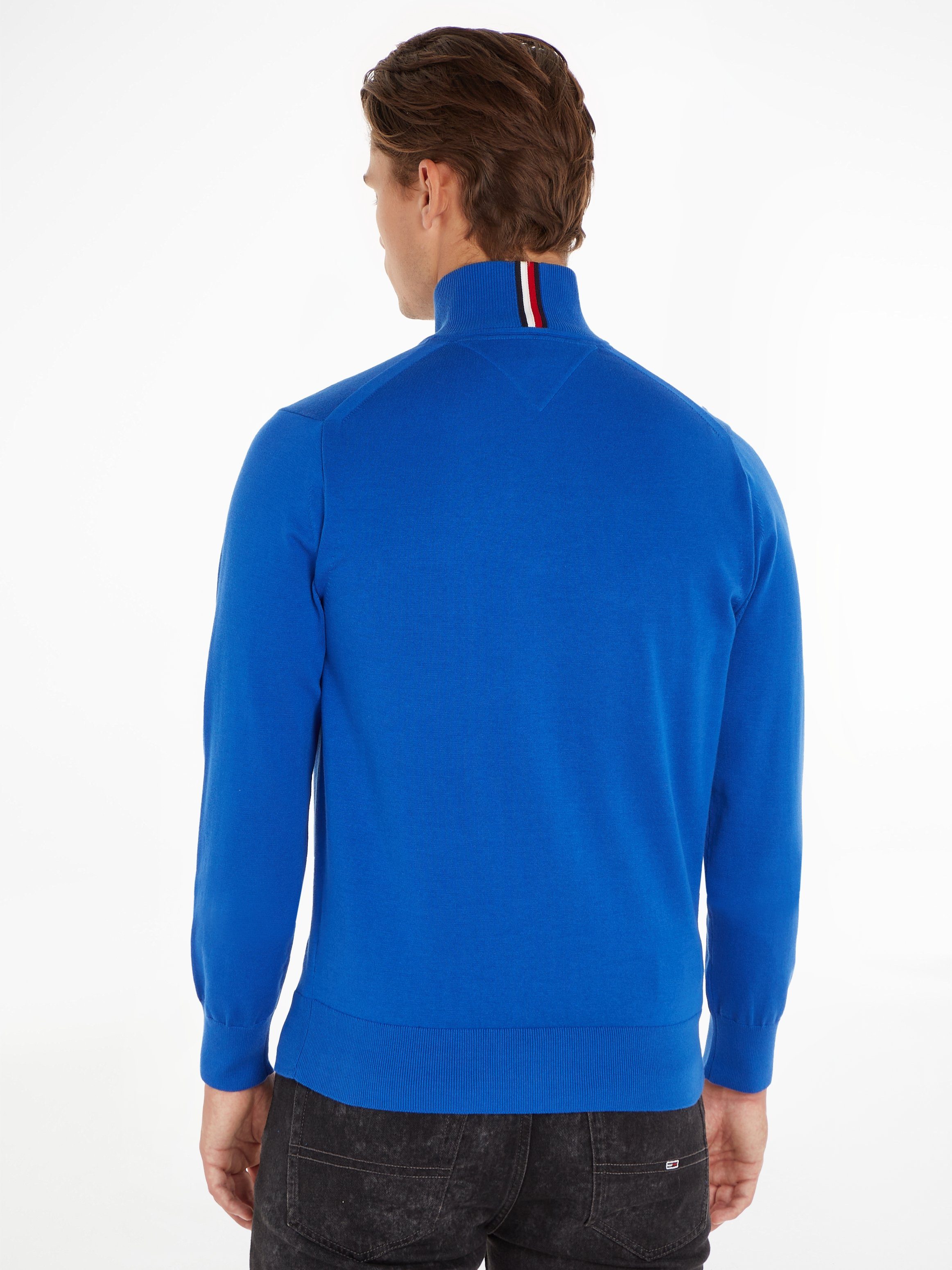 Tommy Hilfiger Schipperstrui 1985 met halve ritssluiting