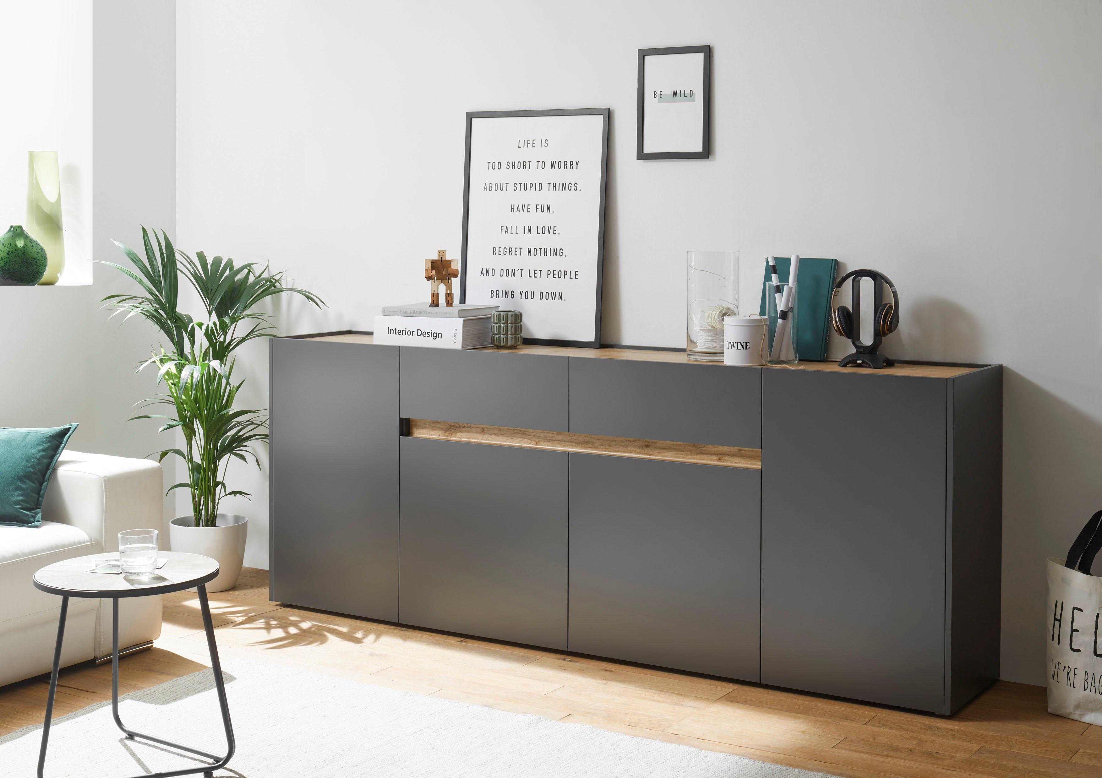 INOSIGN Dressoir City/Giron Breedte ca. 224 cm
