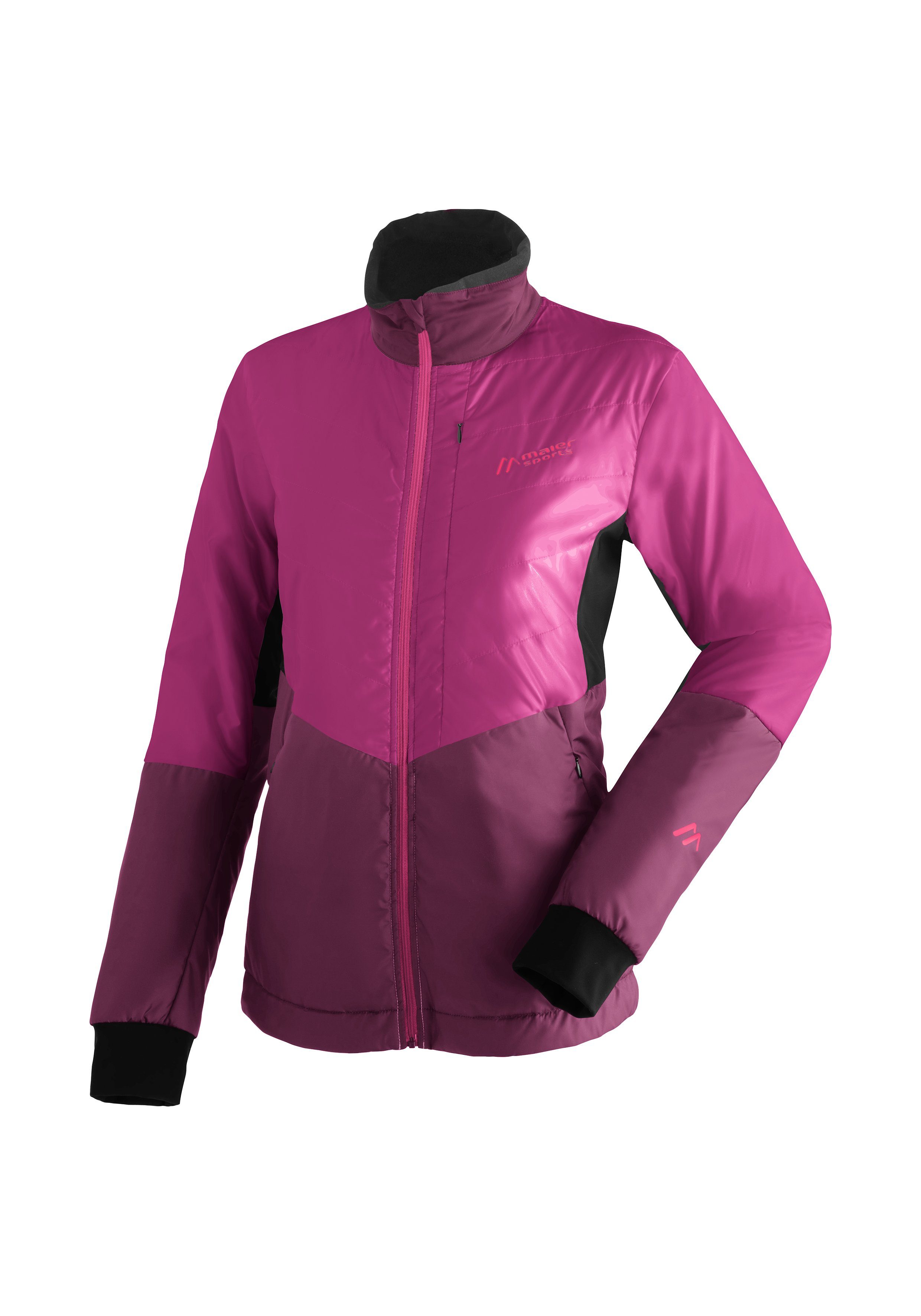 Maier Sports Ski-jack Skjoma Wool W Dames langlaufjas, gewatteerde outdoorjas met 3 ruime zakken