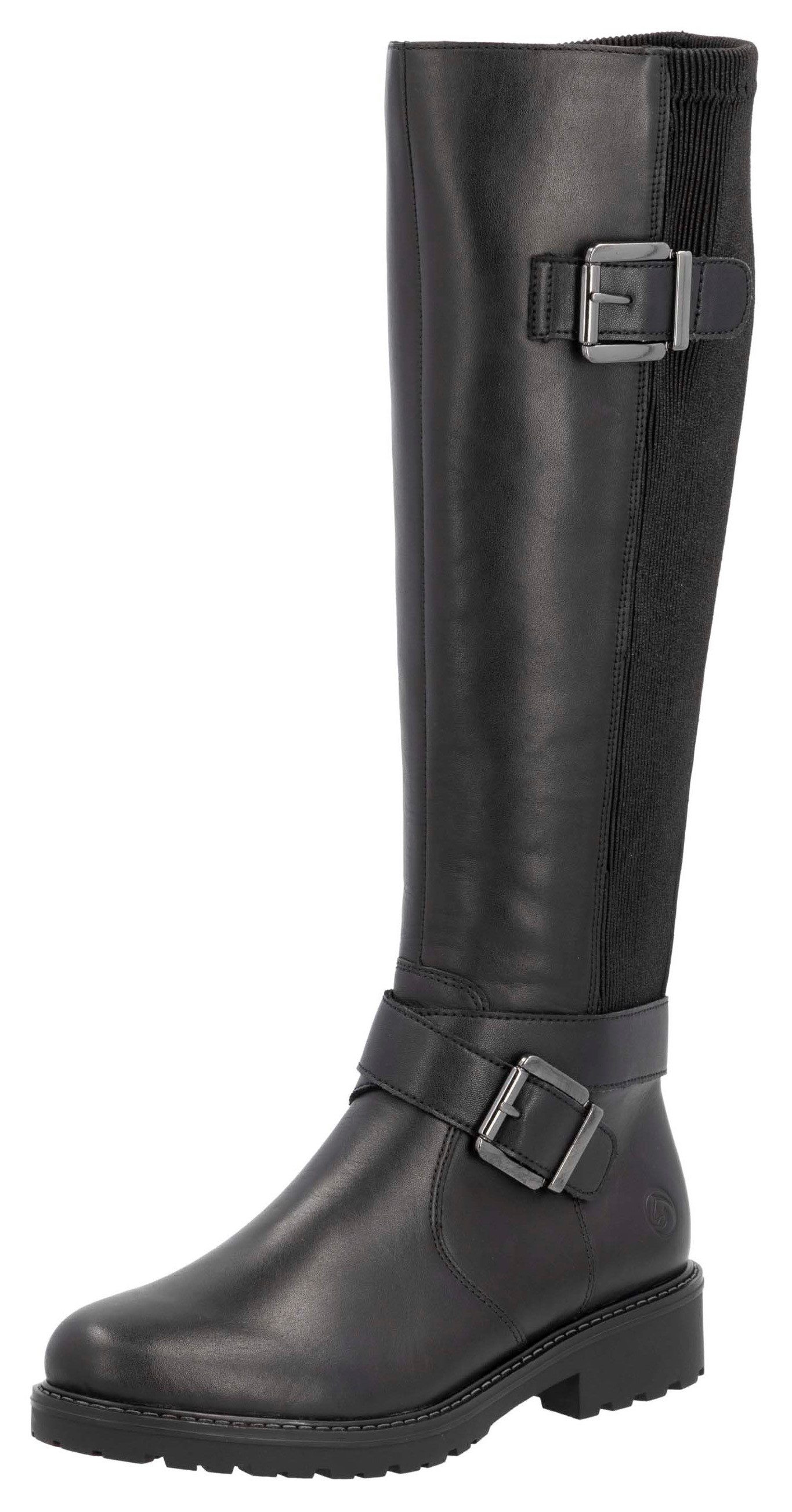 Remonte Laarzen Elisabeth Hurley-Collection hakken, herfstmode, lange laarzen met binnenrits