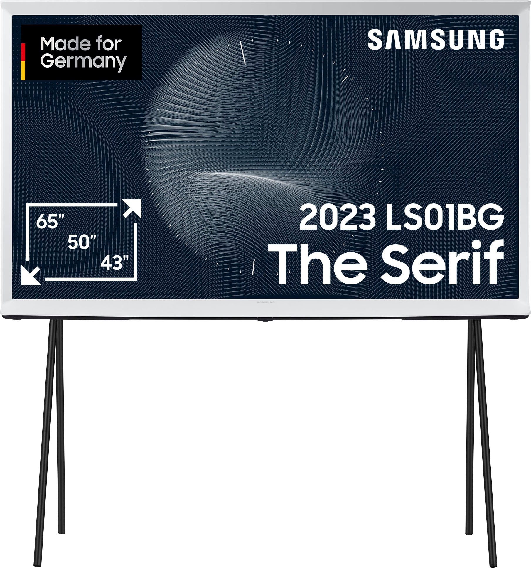 Samsung Led-TV GQ55LS01BGU, 138 cm / 55", 4K Ultra HD, Smart TV - Google TV, Mat display, QLED beeldkwaliteit, verwijderbare voeten