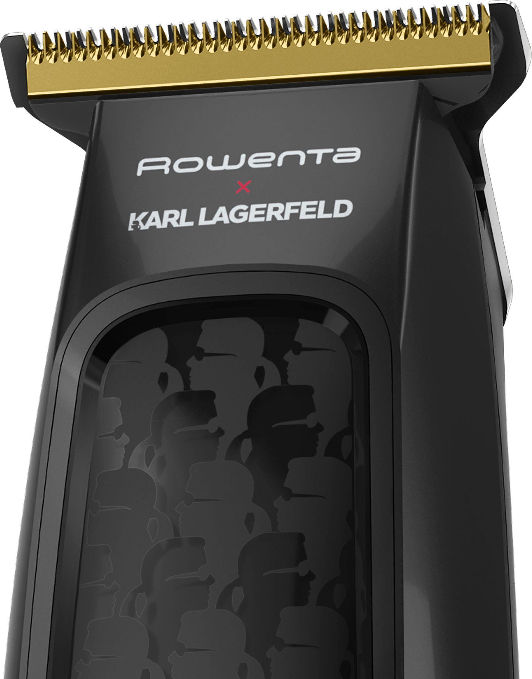 Rowenta Tondeuse ROWENTA x Karl Lagerfeld TN182L Cut & Style tondeuse 3 kammen (1-3-5 mm), titaniummessen, 90 minuten looptijd, waterdicht