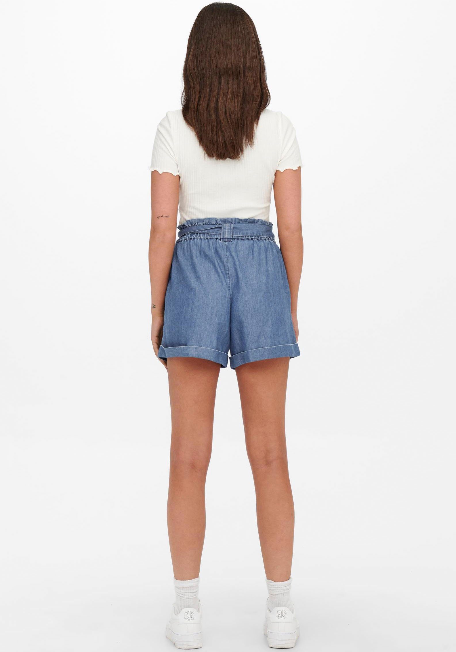 Only Short ONLBEA SMILLA HW PB LOOSE DNM SHORTS