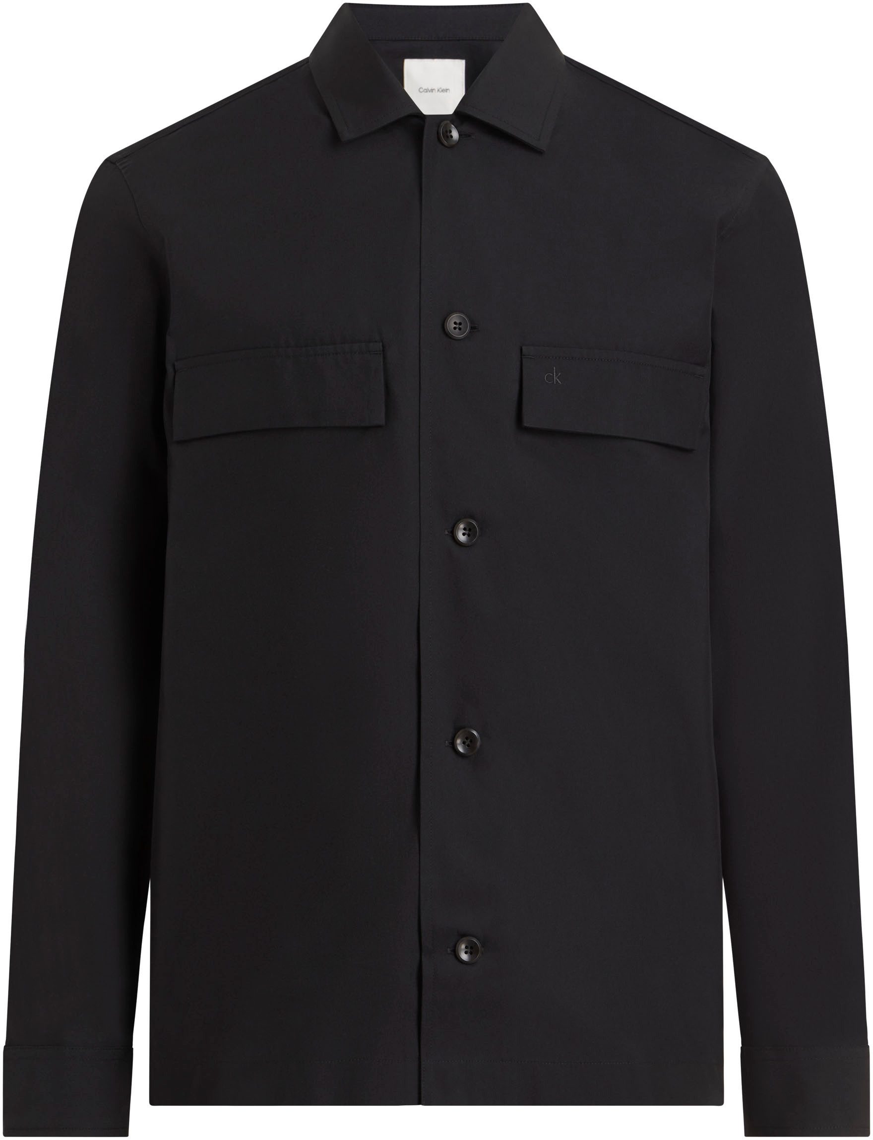Calvin Klein Overhemd met lange mouwen COTTON BLEND OVERSHIRT