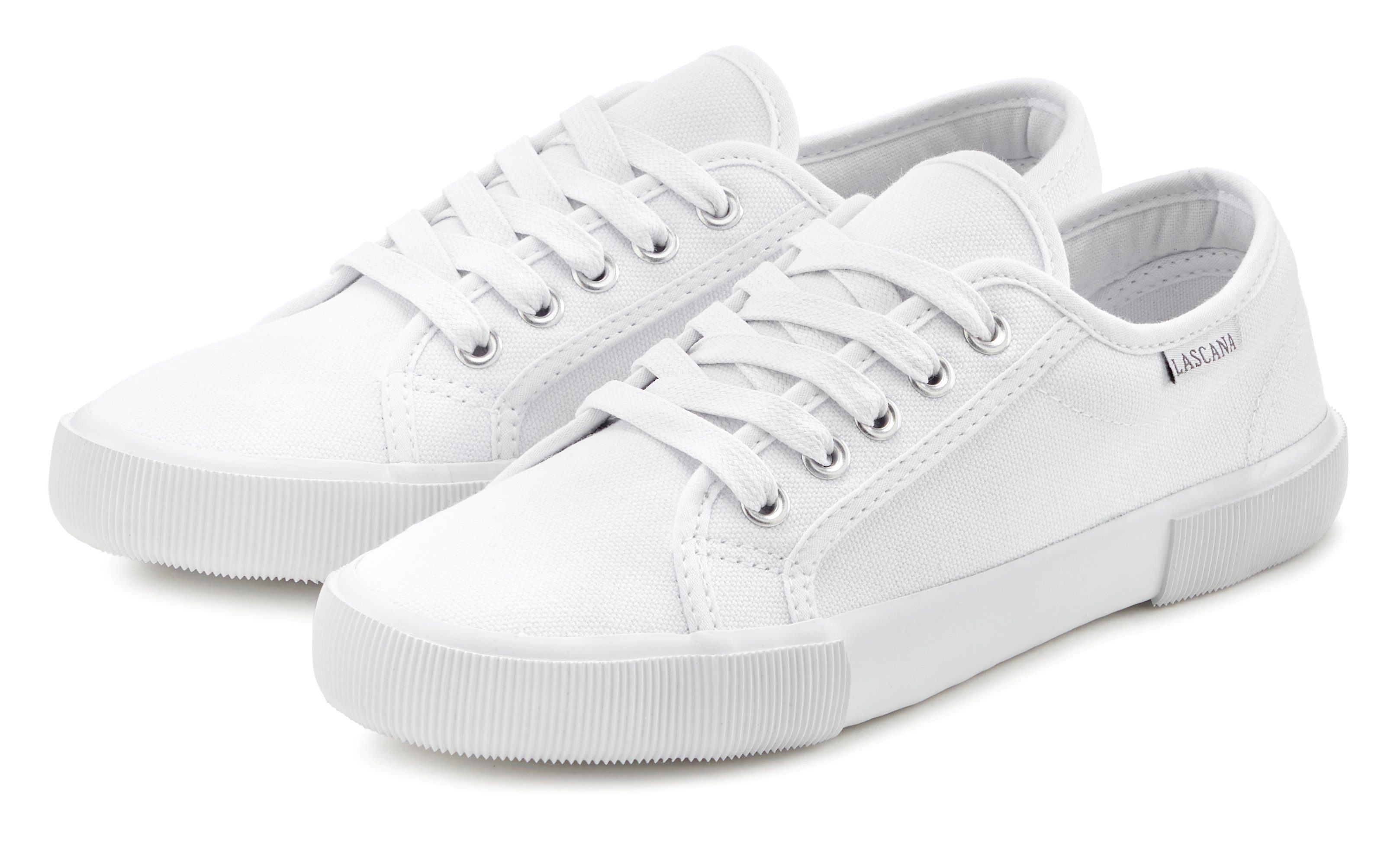 Lascana Sneakers van textiel, veterschoen, vrijetijdsschoen