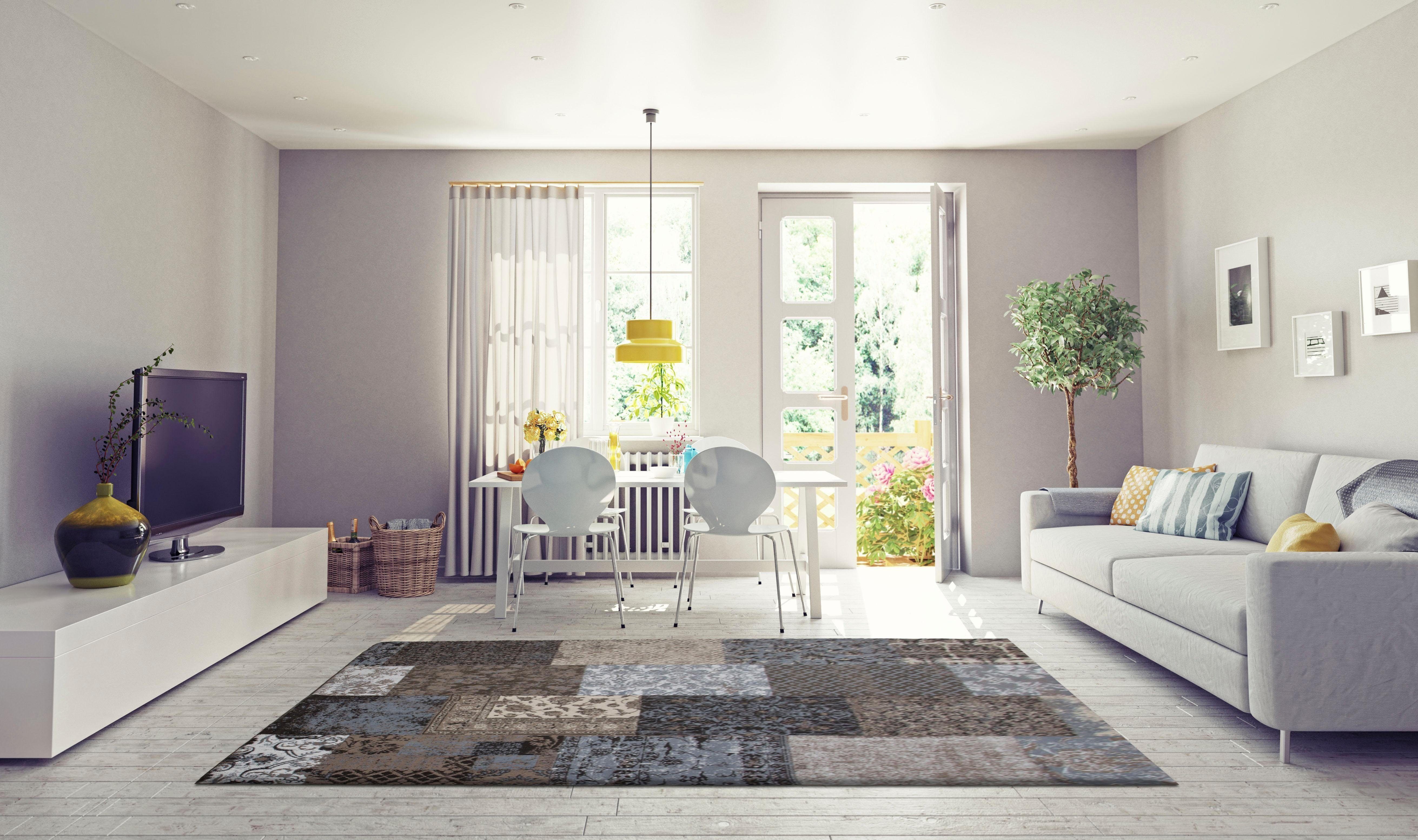 my home Vloerkleed Ella Vintage-design, woonkamer