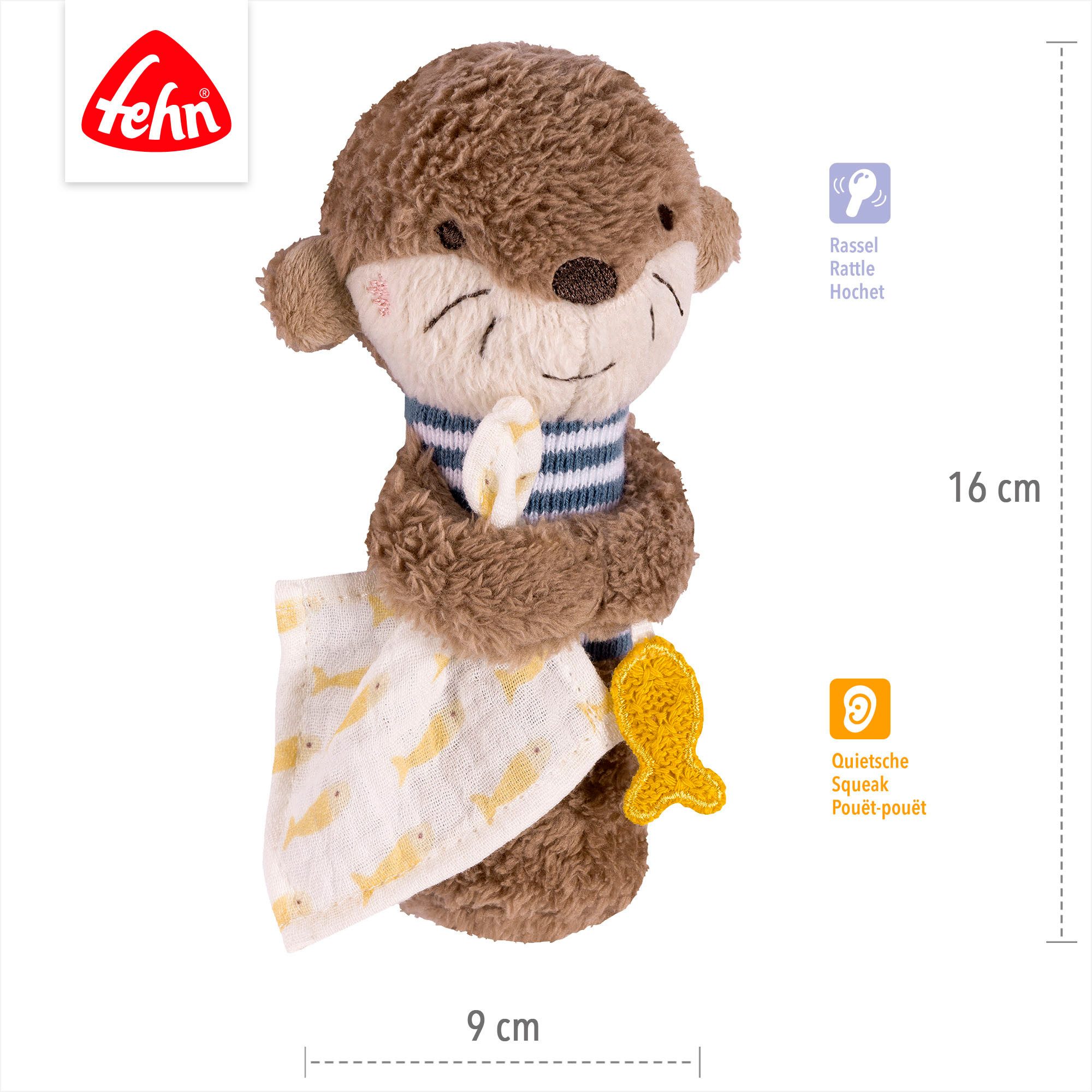 Fehn Grijpspeeltje Otter Theo, stok grijpring Otter