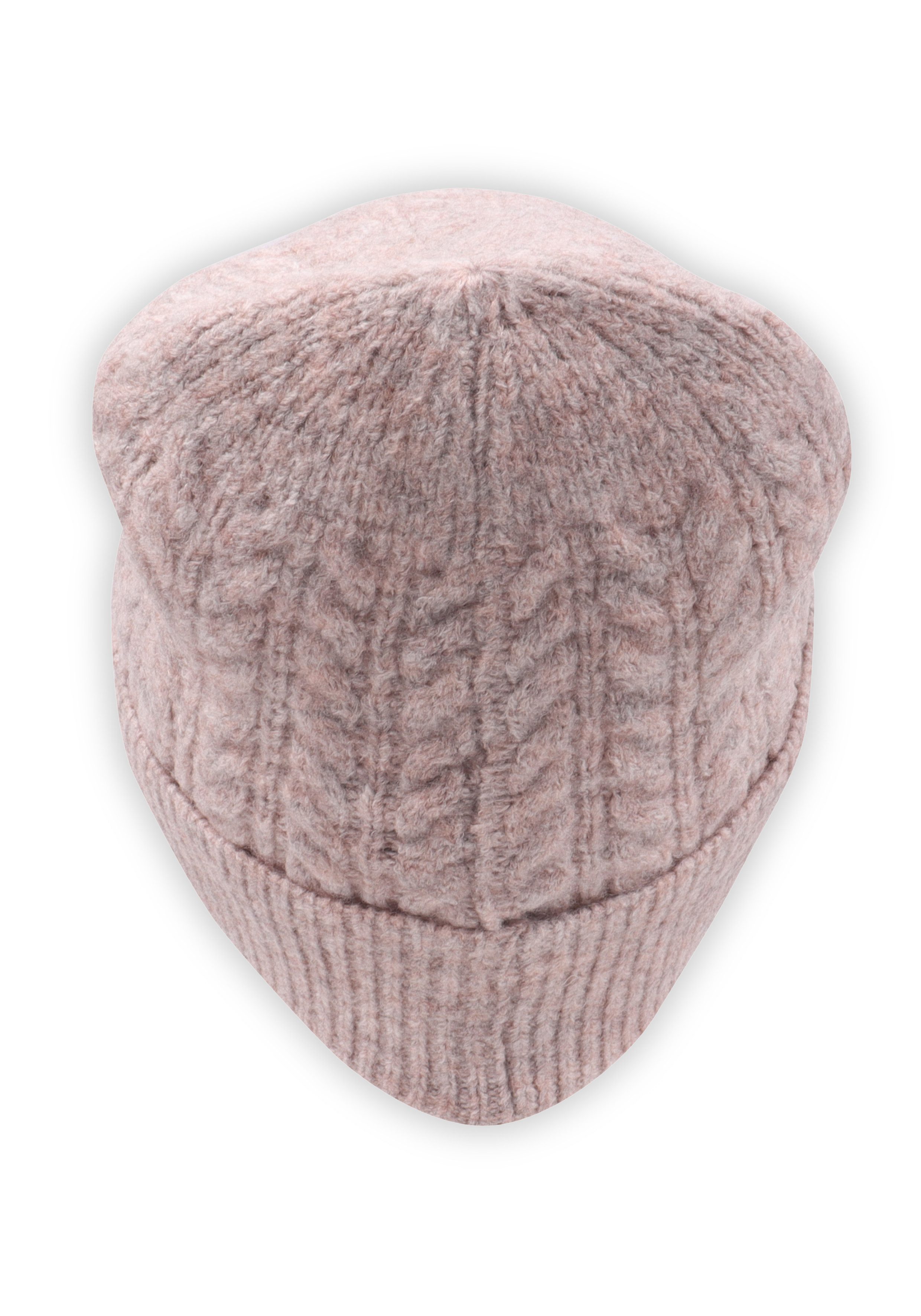 Capelli New York Beanie Fijn breisel, kabelpatroon, één maat