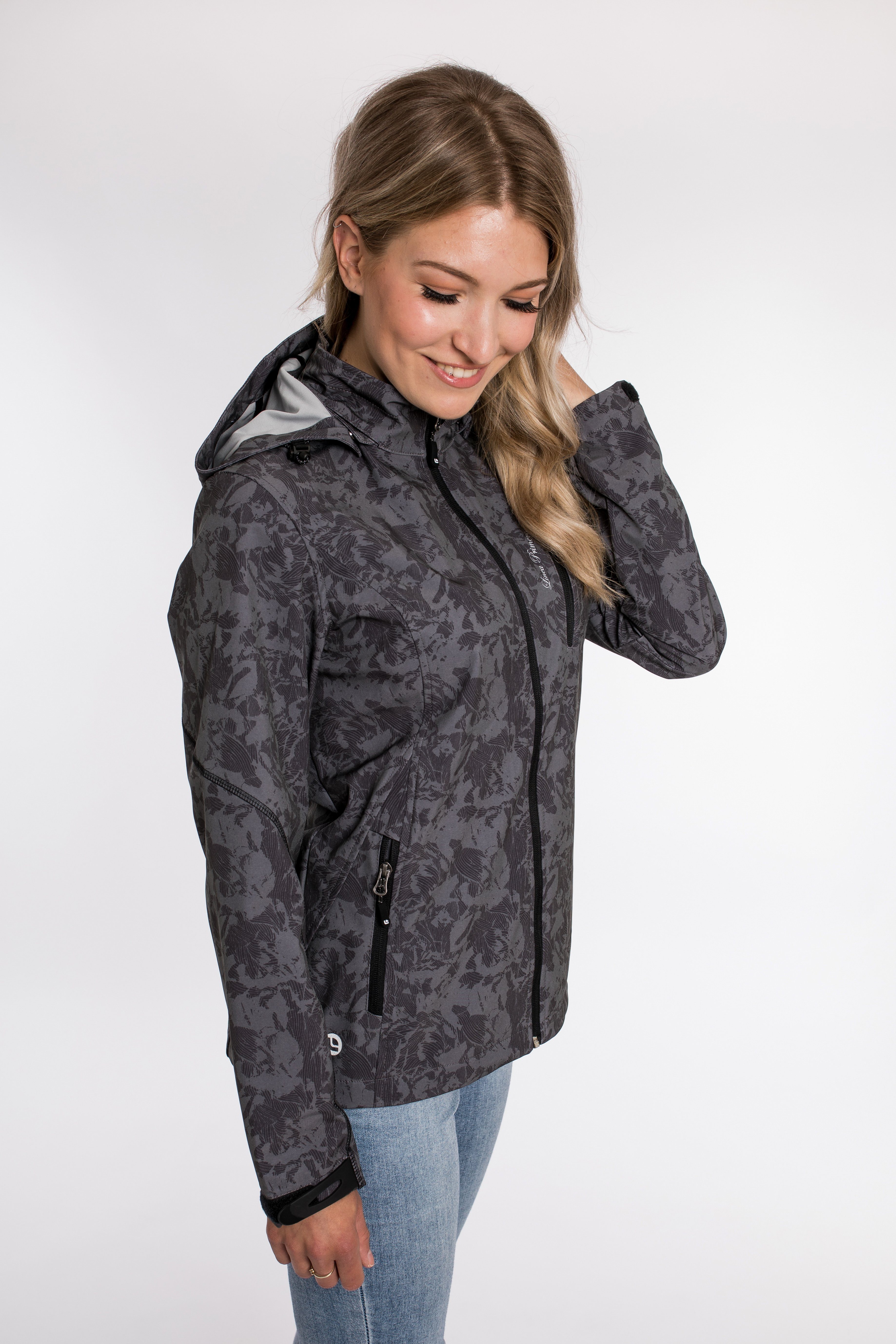 DEPROC Active Softshell-jack SHELBY PEAK WOMEN met afneembare capuchon