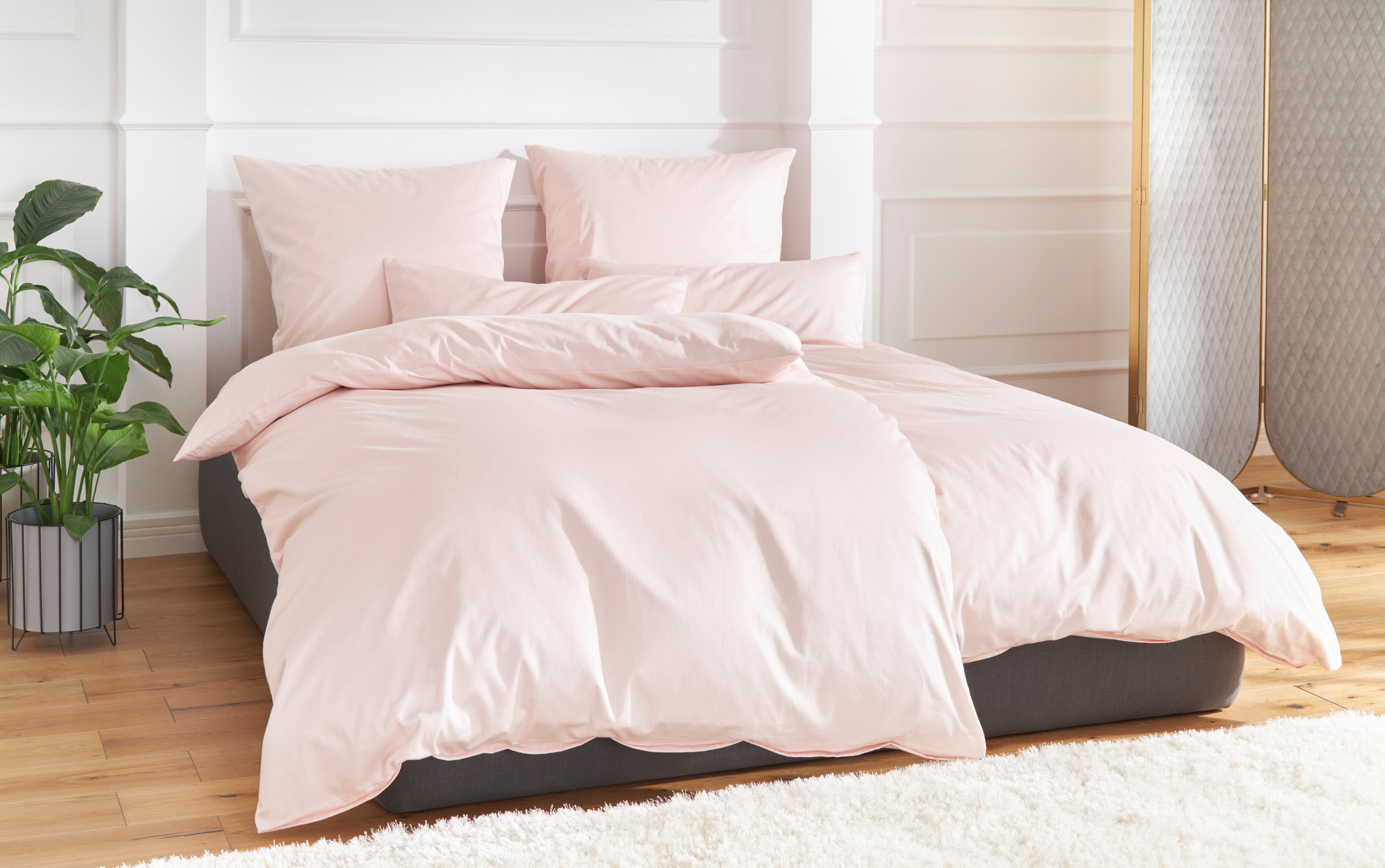 Guido Maria Kretschmer Home&Living Beddengoed Mila in 135x200, 155x220 of 200x200 cm Mako-satin, beddengoed van katoen, effen beddengoed