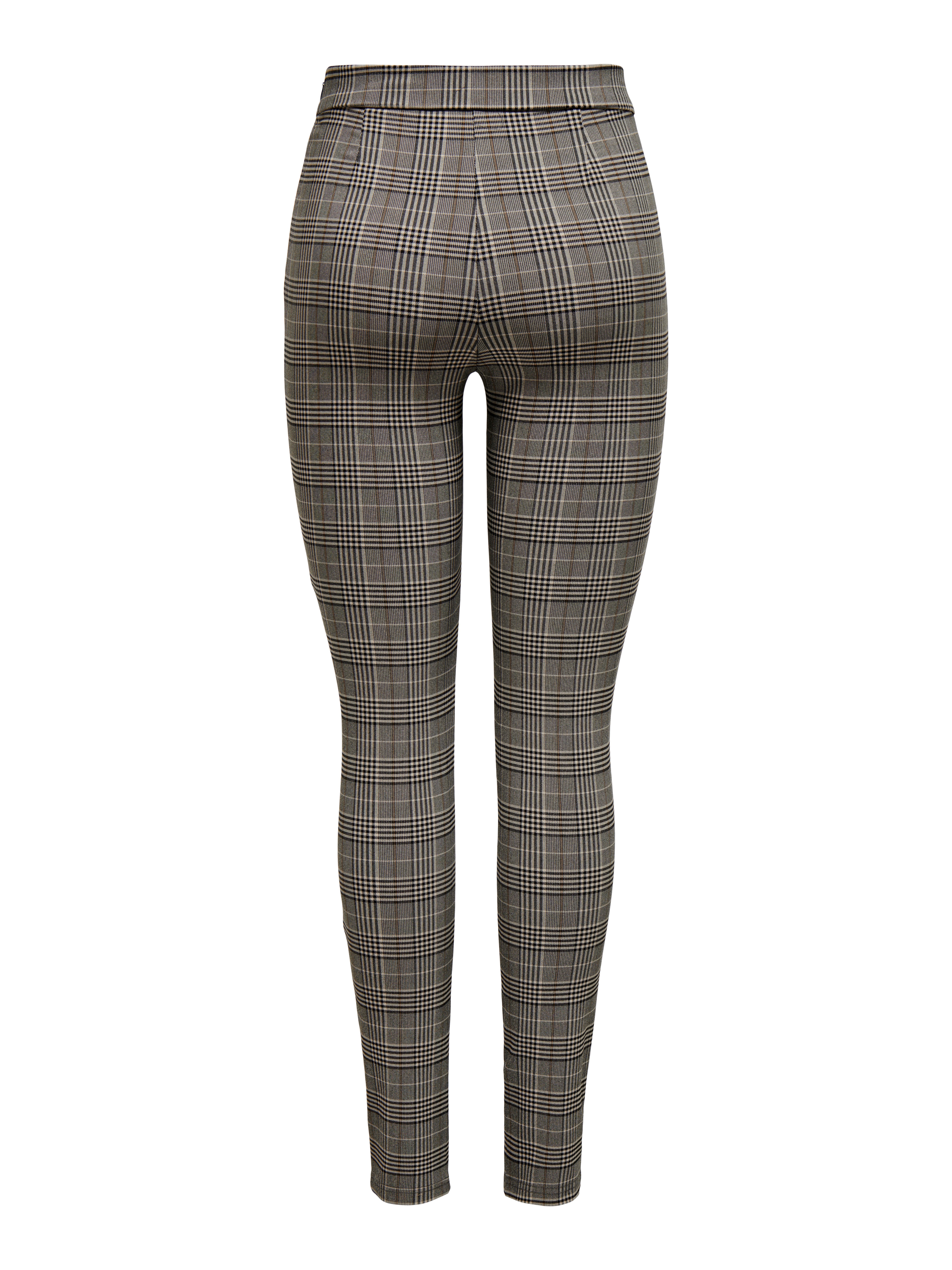 Only Jeggings ONLLOIZA HW CHECK ZIP LEGGING CC PNT