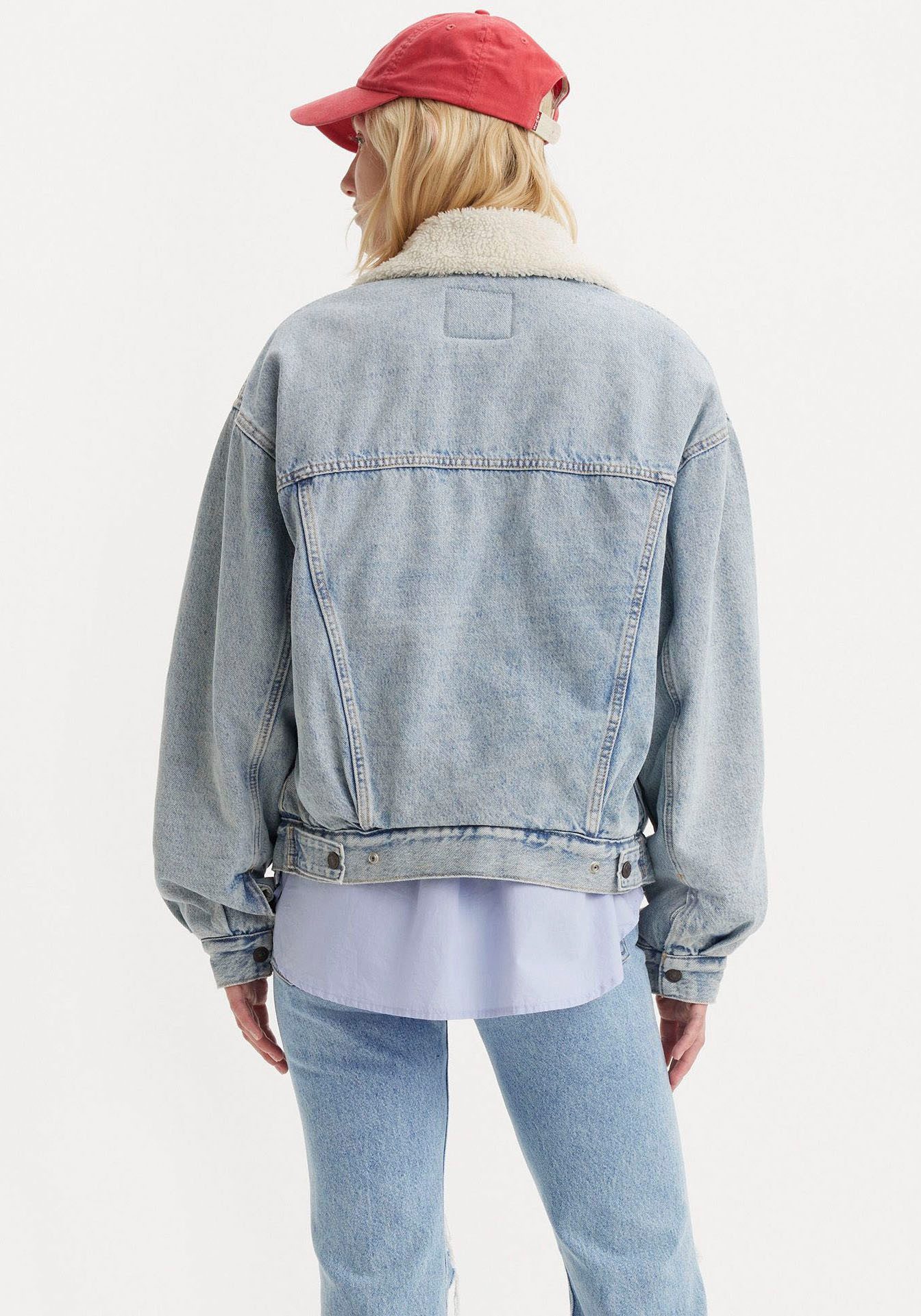 Levi's® Jeansjack SHERPA TRUCKER met teddy-pluche