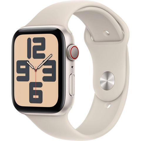 NU 20% KORTING: Apple Smartwatch Watch SE GPS Aluminium 44 mm + Cellular S-M Sport Band