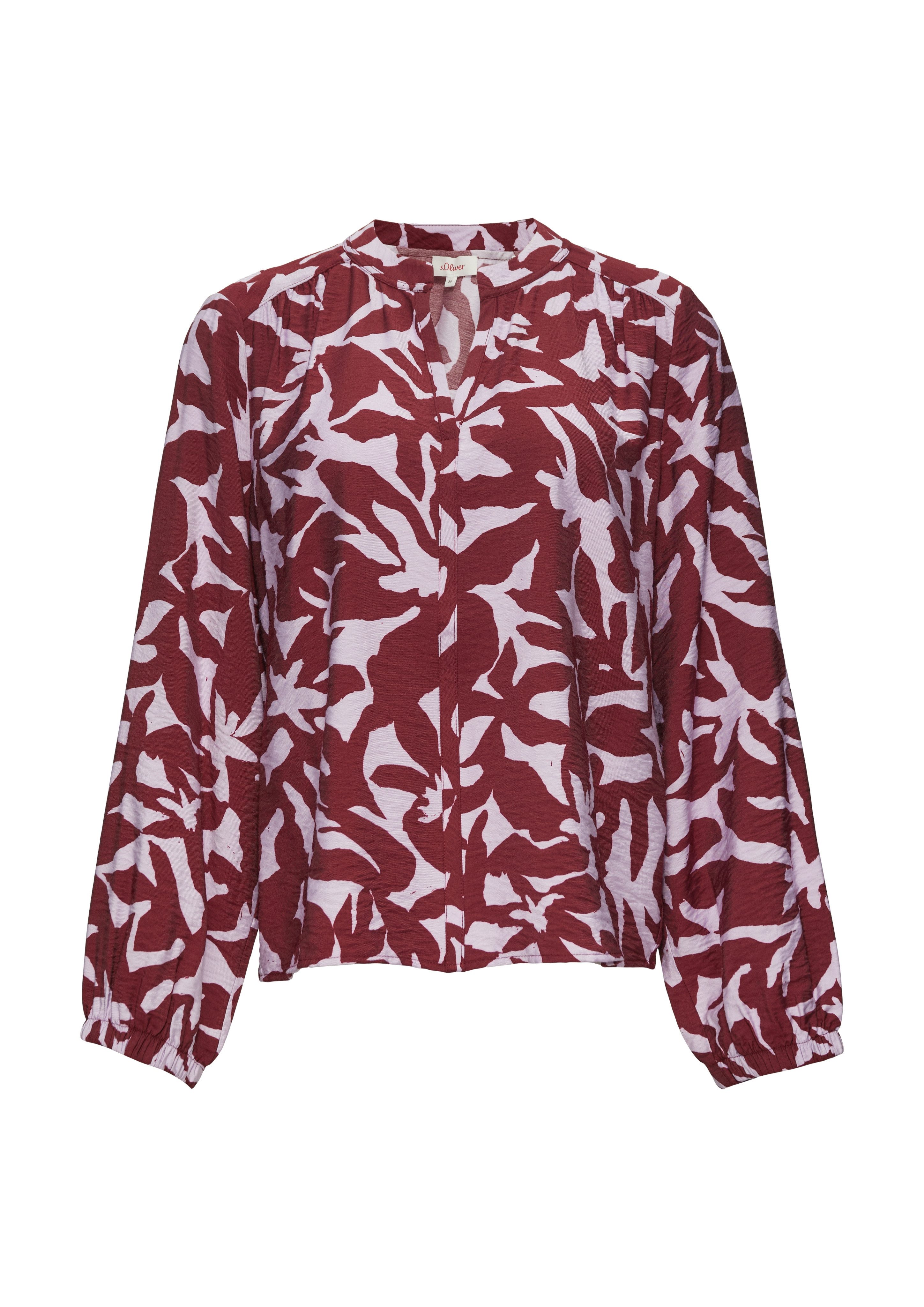 s.Oliver Blouse met lange mouwen met print all-over