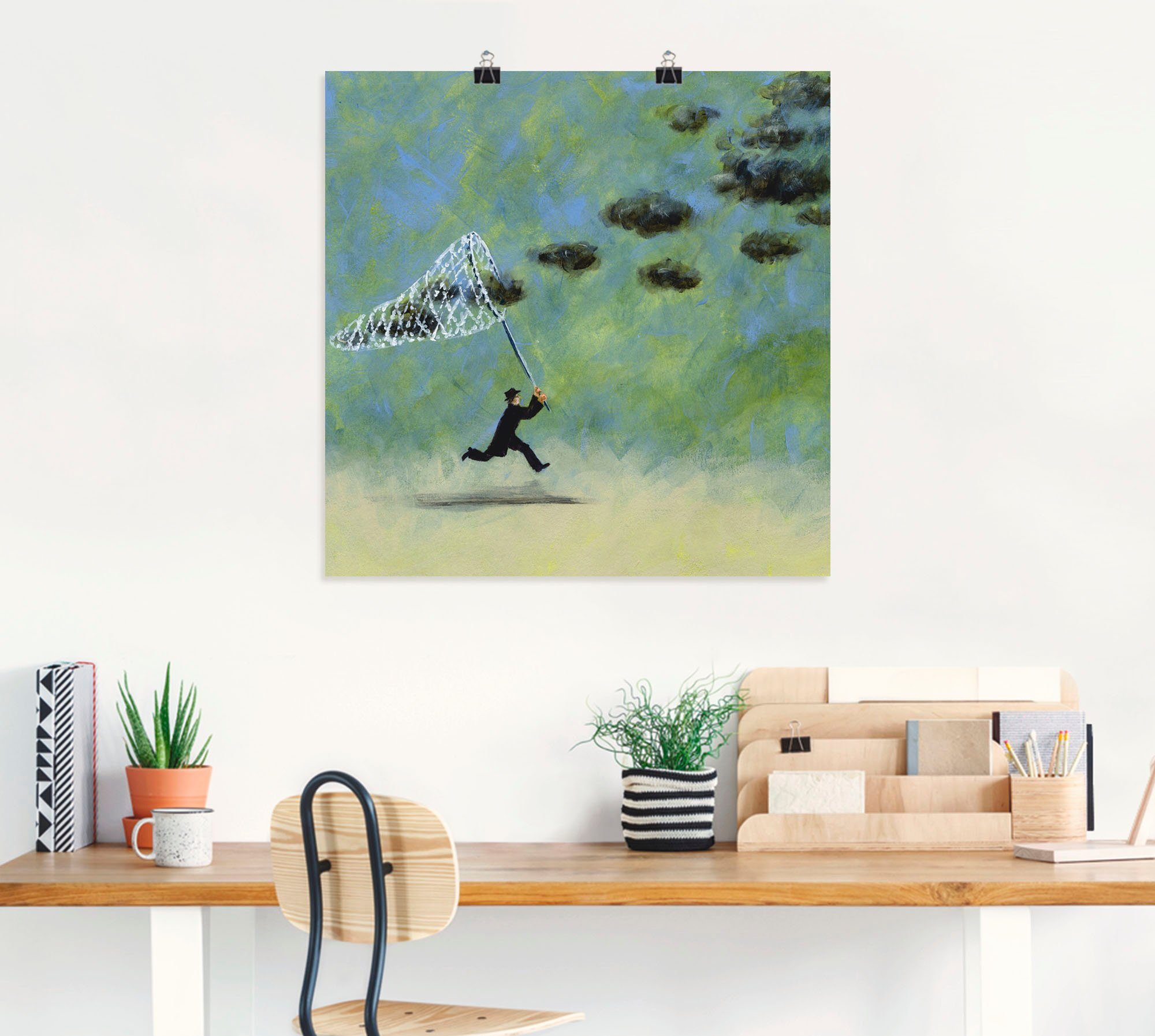 Artland Artprint Wolkenvanger als artprint op linnen, poster, muursticker in verschillende maten