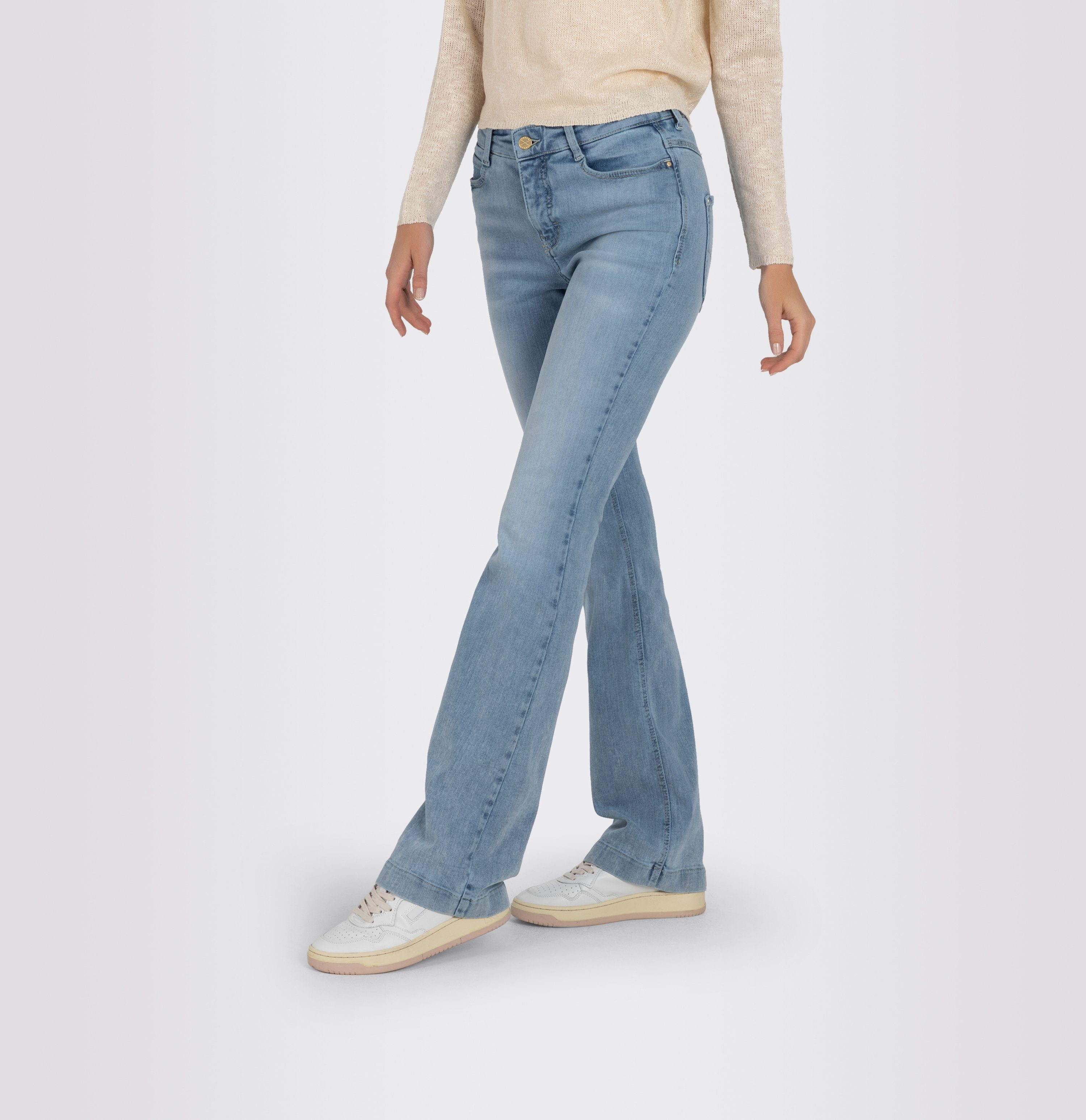 MAC Bootcut jeans Dream-Boot Recht belijnd met iets uitlopende pijpen