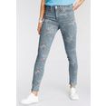 levi's skinny fit jeans 311 shaping skinny met print all-over blauw