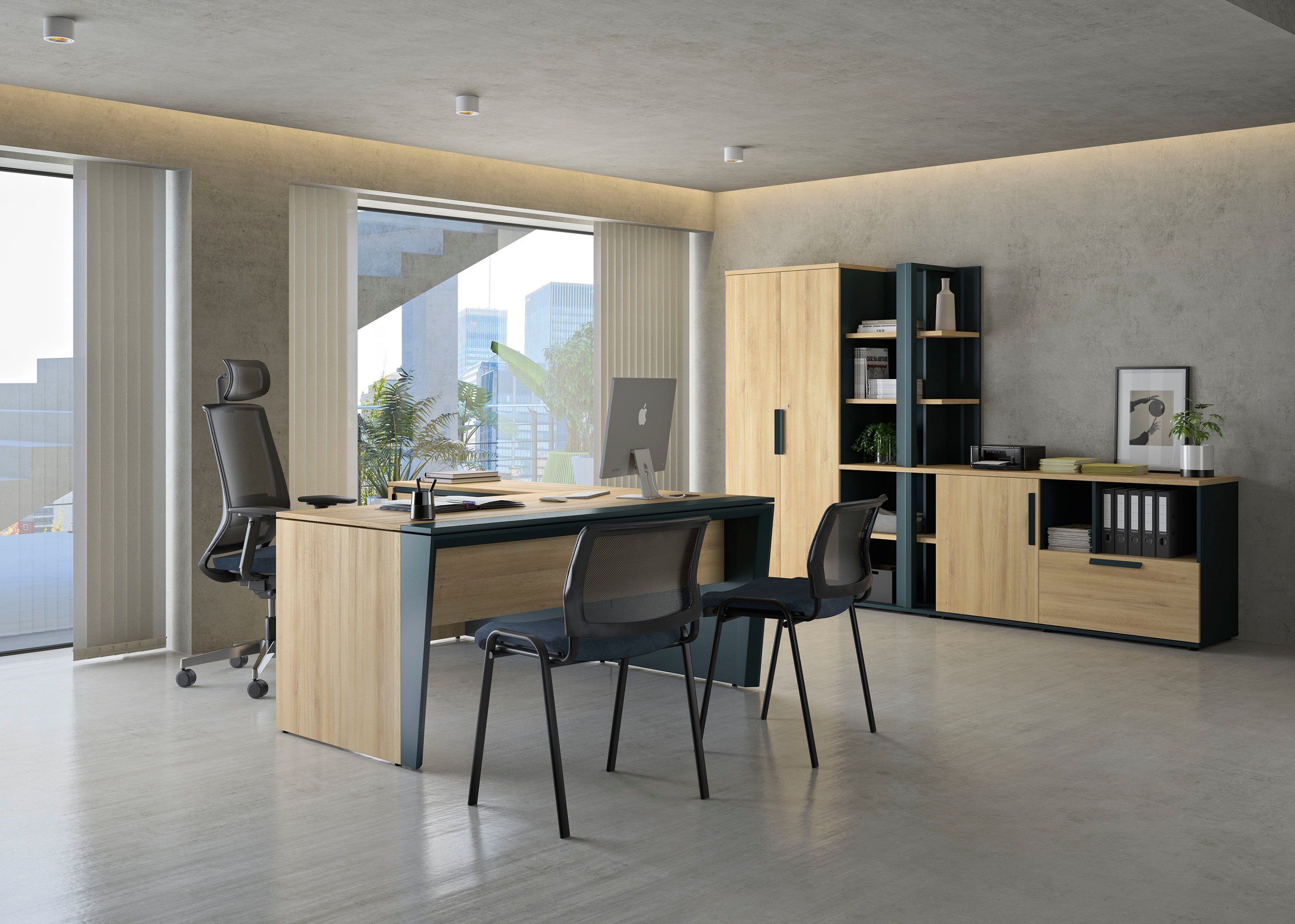 Gami Kast ARCADE 1 lade voor inrichting voor hangmappen, archiefkast