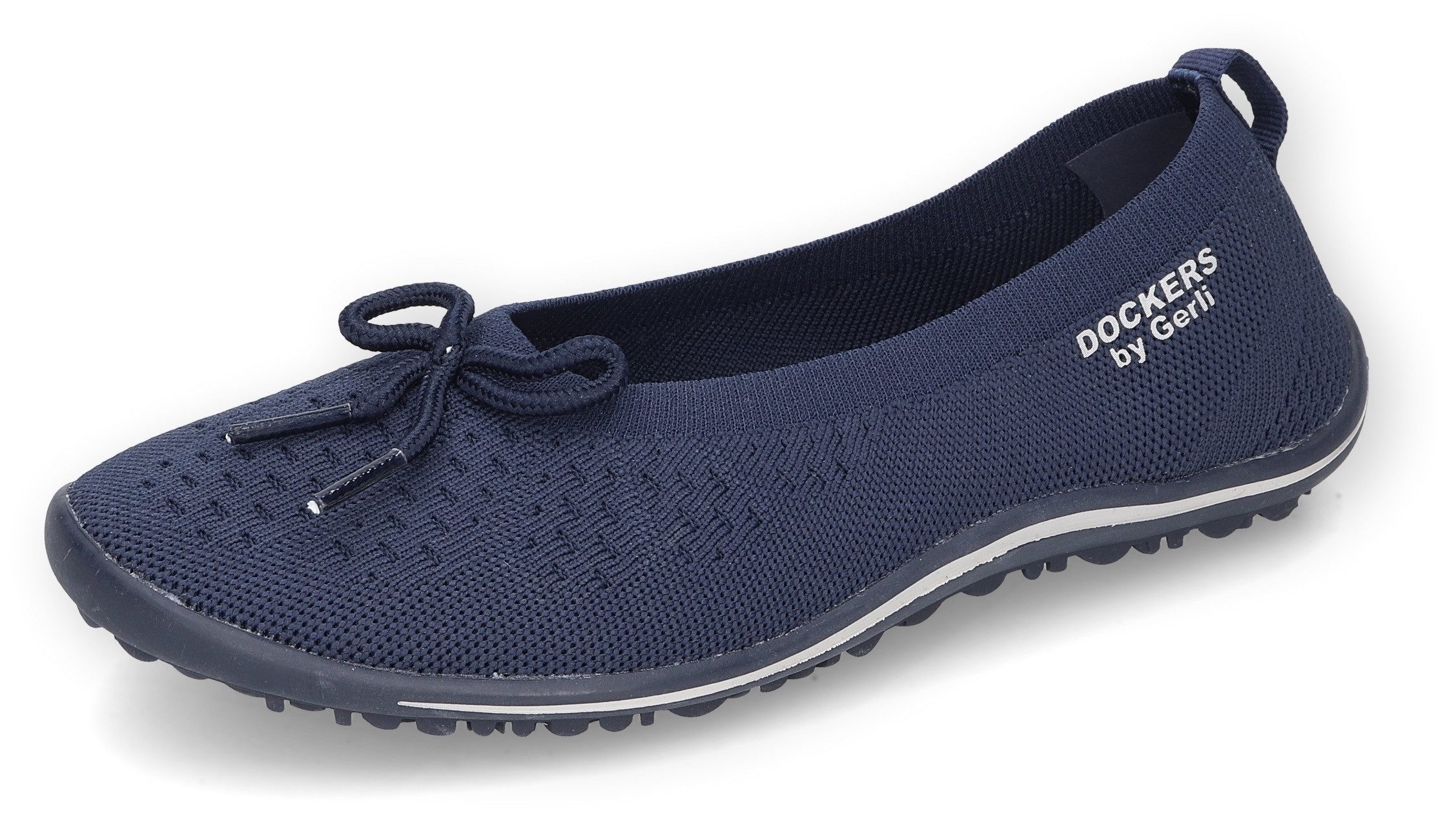 Dockers by Gerli Ballerina's , barefoot schoen, slipper, sneaker met flexibele loopzool dames klassieke ballerina's maat 37 blauw