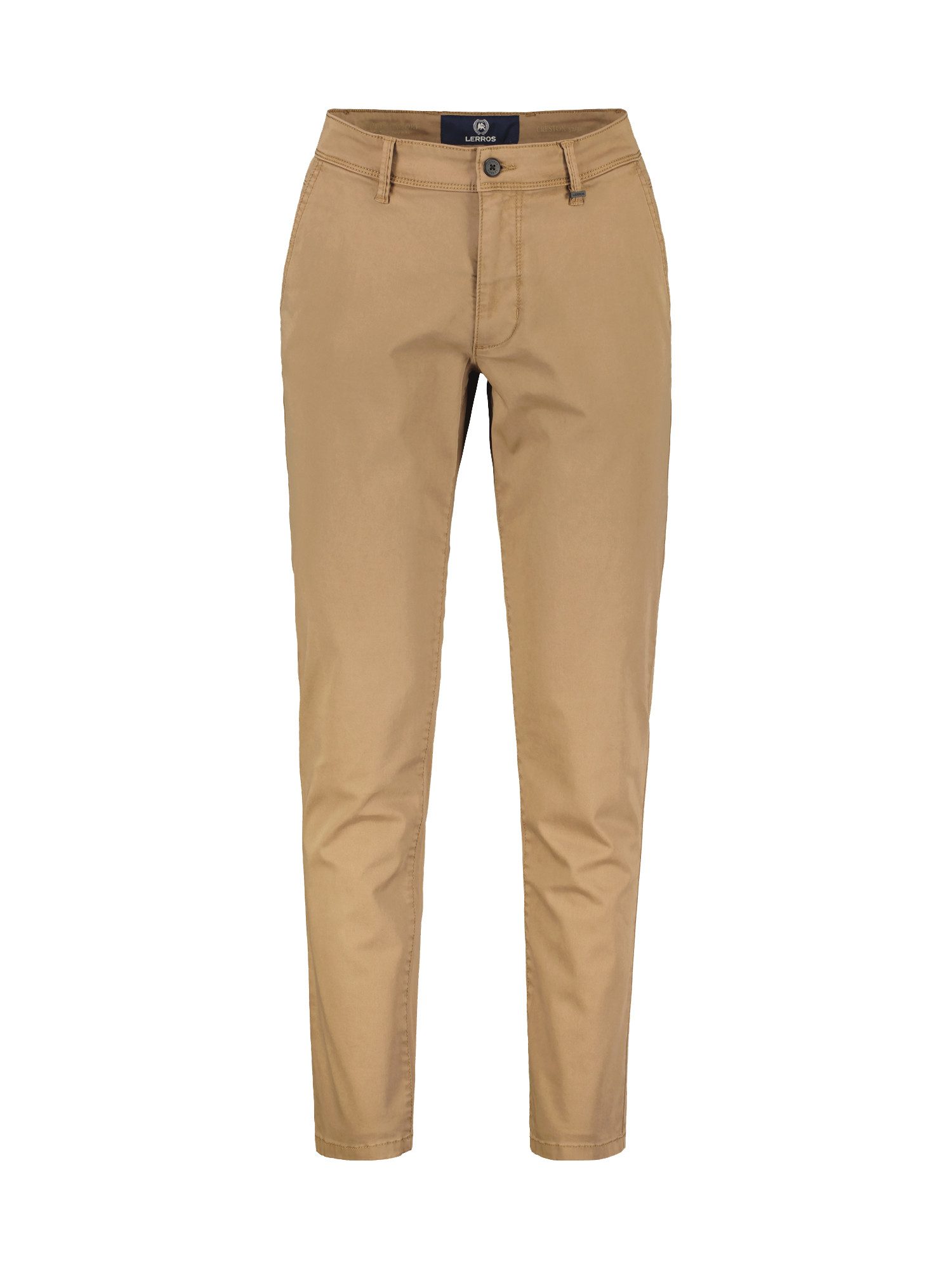 Lerros 5-pocket jeans LERROS Basic Chino in structuurkwaliteit, SLIM FIT heren jeans maat 32 bruin