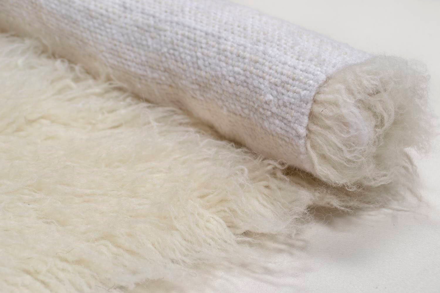 THEKO Wollen kleed FLOKOS 1250 origineel griekse flokati, hoge pool, unikleuren, zuivere wol