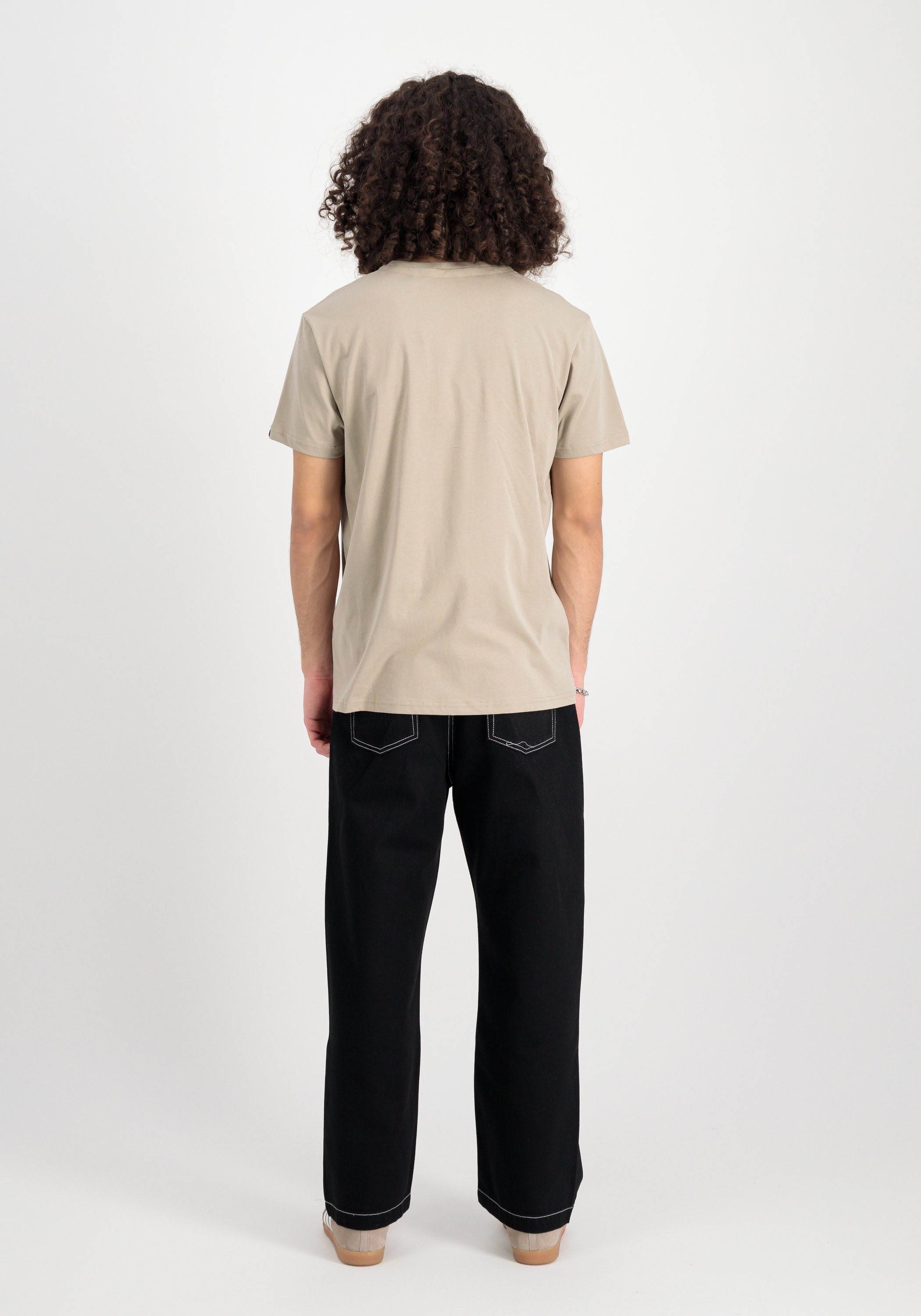 Alpha Industries T-shirt Alpha Industries Men - T-Shirts Alpha Label T Puff Print